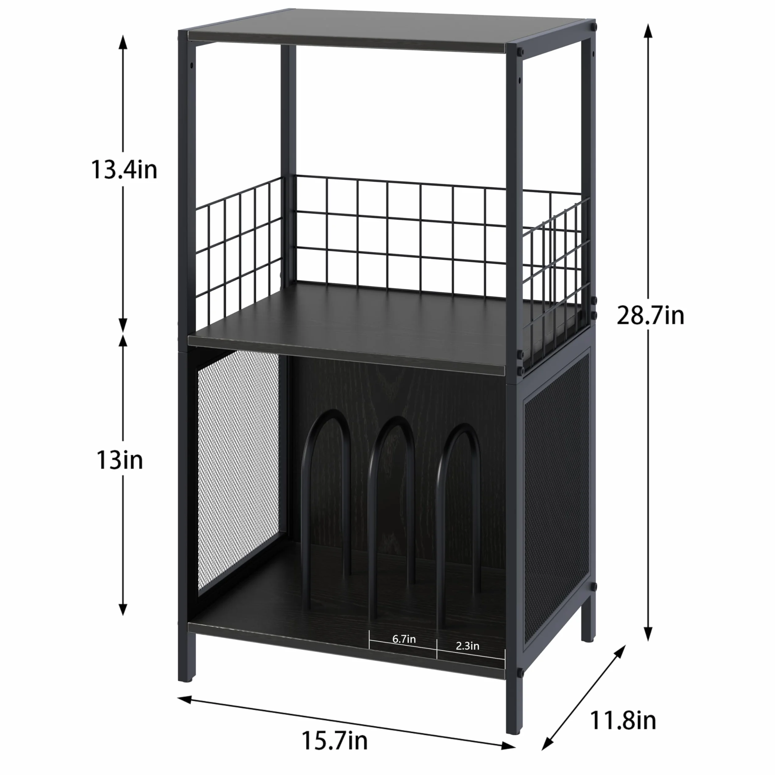 Soporte para tocadiscos de vinilo de 3 niveles, mesa auxiliar giratoria