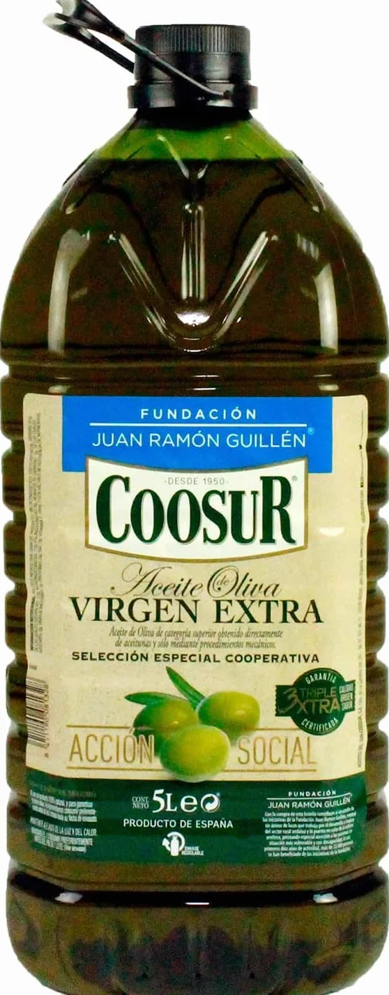 Aceite de Oliva Virgen Extra 5 Litros Garrafa PET Cooperativa
