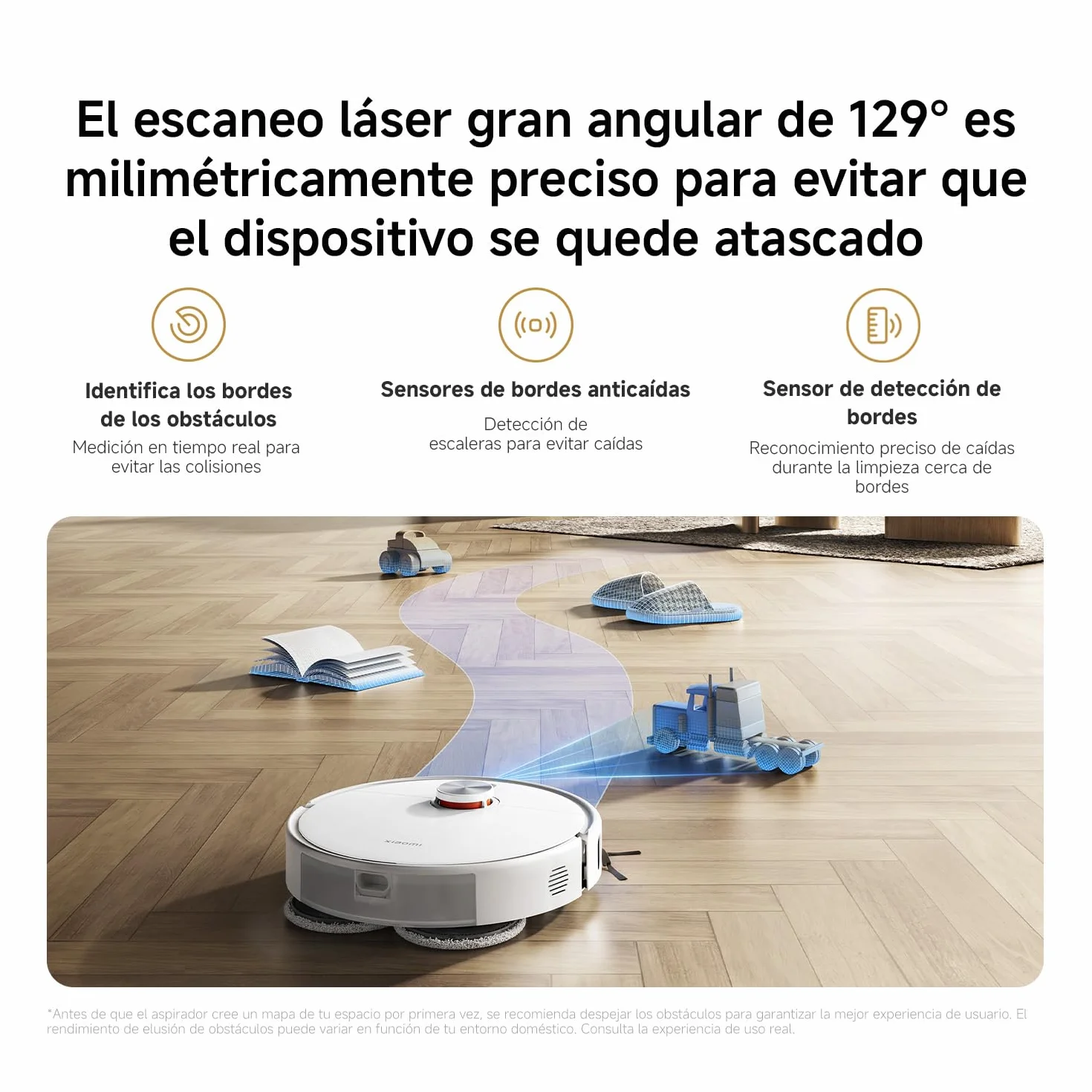 XIAOMI S40 Pro Robot Vacuum Cleaner 15000 Pa Suction Anti-tangle Brushes Auto-lift Mop App & Voice Control