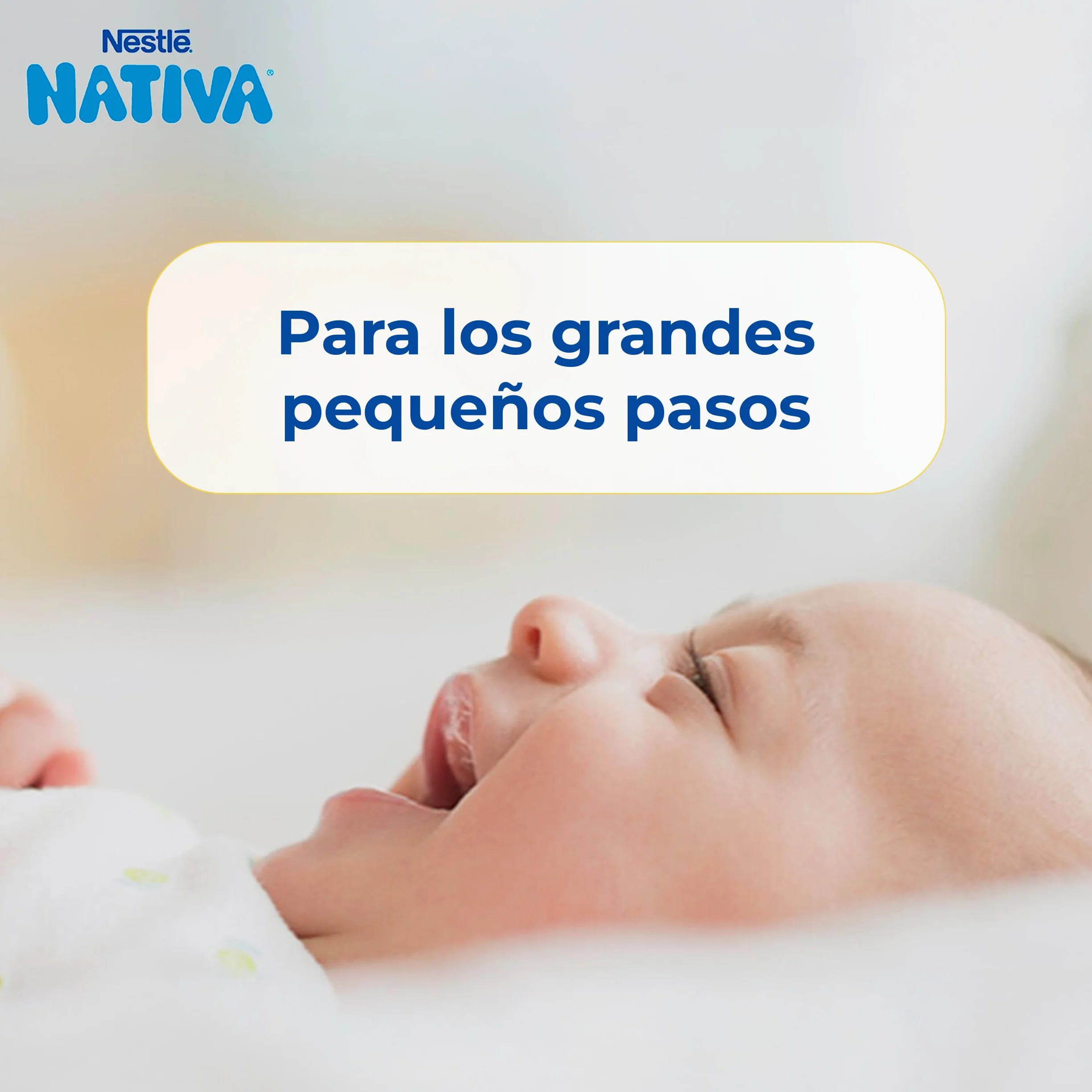 Nestlé NATIVA 1 Leche para bebés en polvo, bote 800g