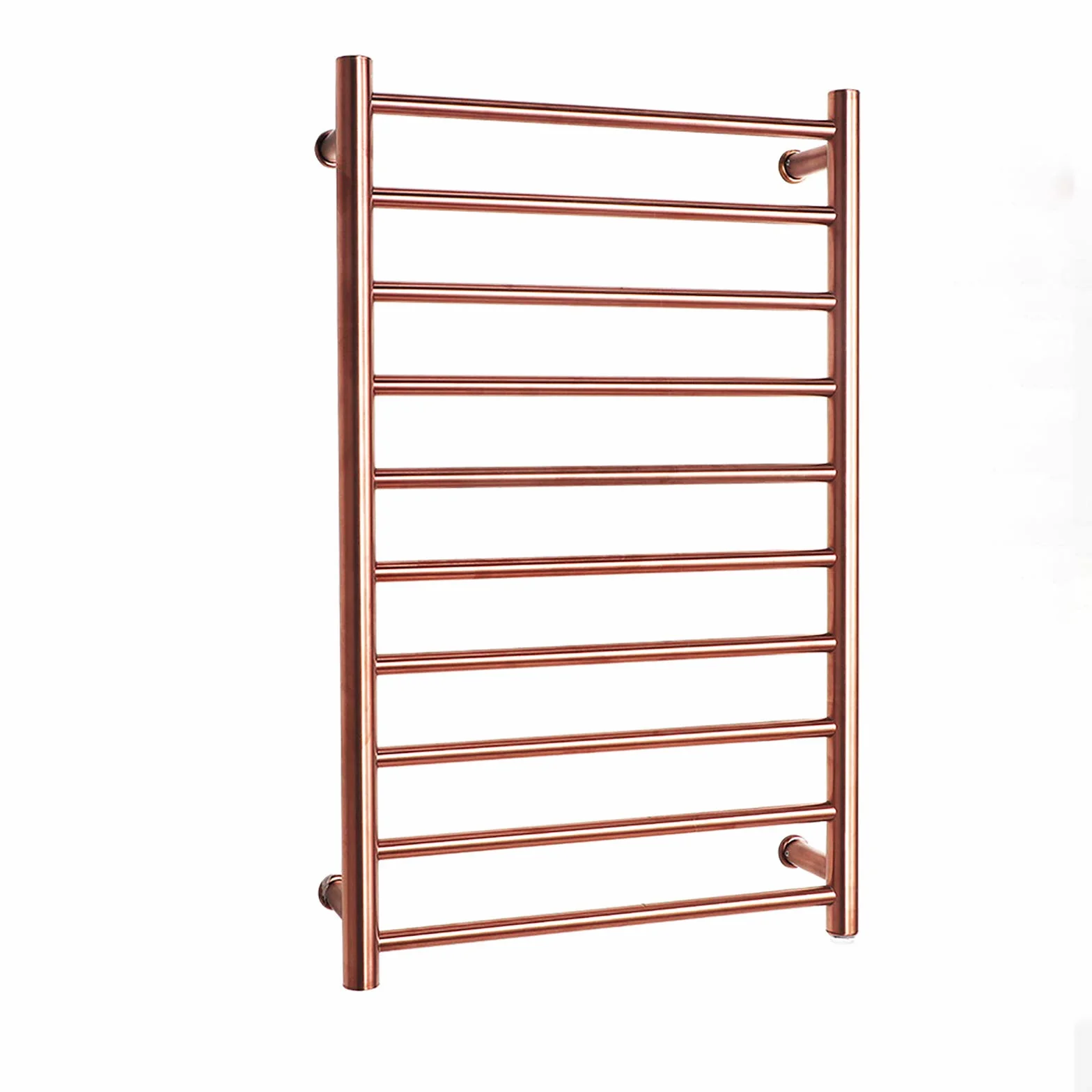 Calentador de Toallas Pared, Oro Rosa Toallero Eléctrico Baño 304 Acero Inoxidable Bajo Consumo 88W Toallero Calentado, Radiador Calientatoallas de Toallero para Baño, 80×50cm,Hardwired