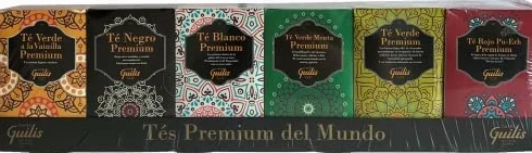 CAFES GUILIS DESDE 1928 Tés Premium Pack 6 Variedades