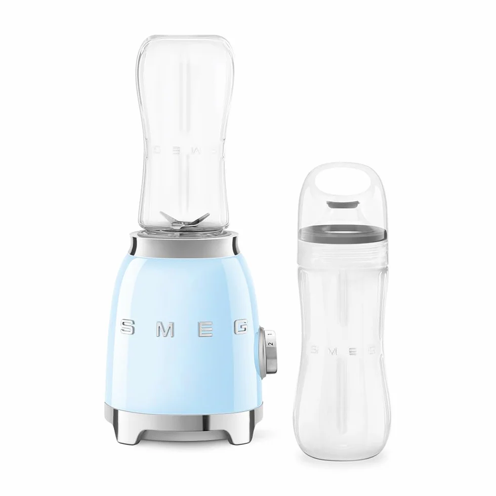 SMEG - Mini Liquidificadora Anni50, Azul Céu PBF01PBEU