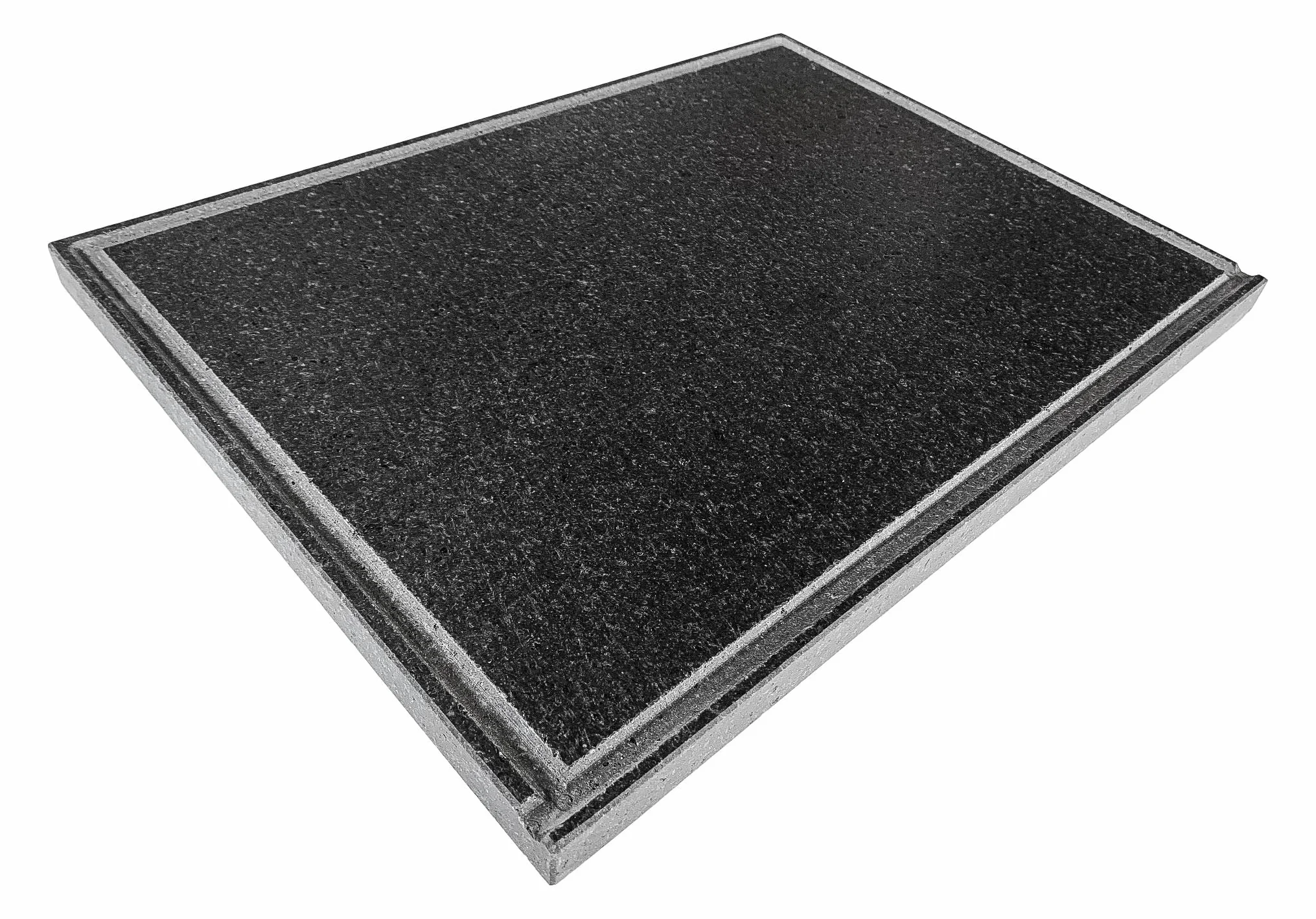 Placa de piedra volcánica Ollar – Refractaria de Etna para horno eléctrico & gas, barbacoa, parrilla para pizza y carne – Medidas a elegir (45 x 45 cm3)
