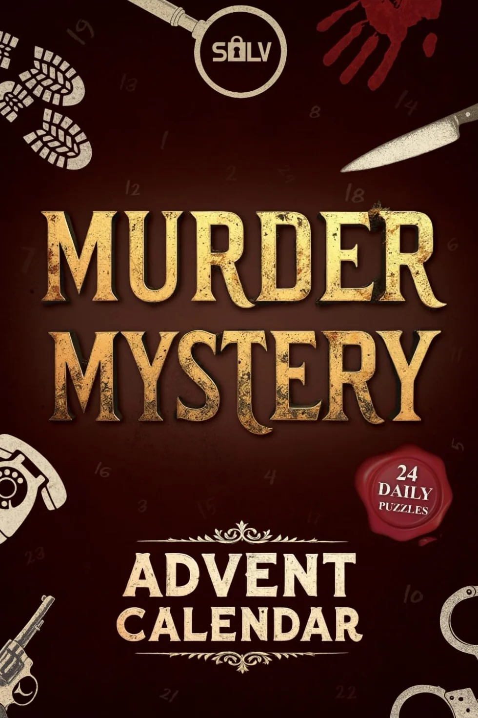 Murder Mystery Advent Calendar Game Book for Adults