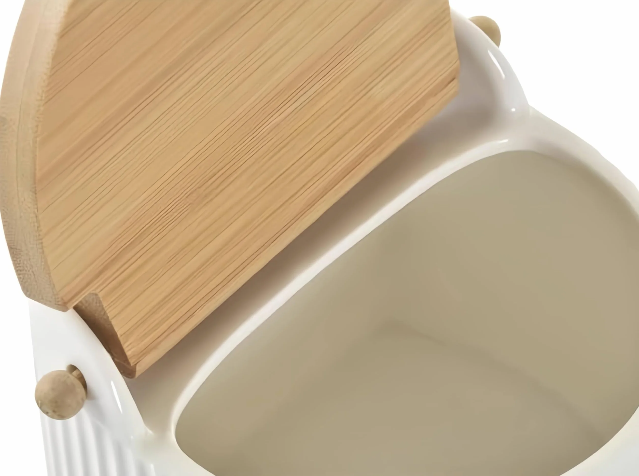 Salero Cocina Blanco Minimalista de Ceramica D,casa