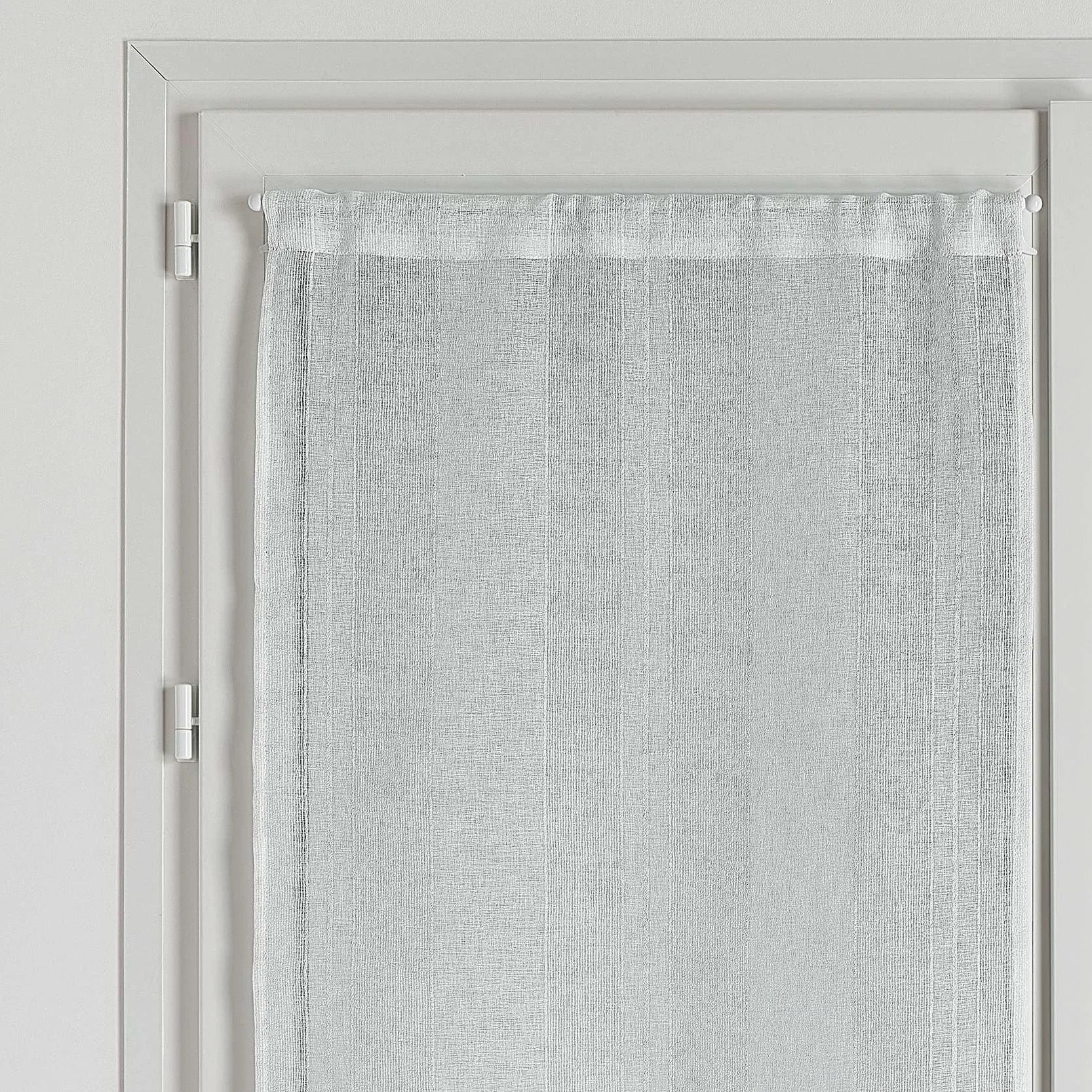 Cortina Rayas Blanca 45 x 120 cm