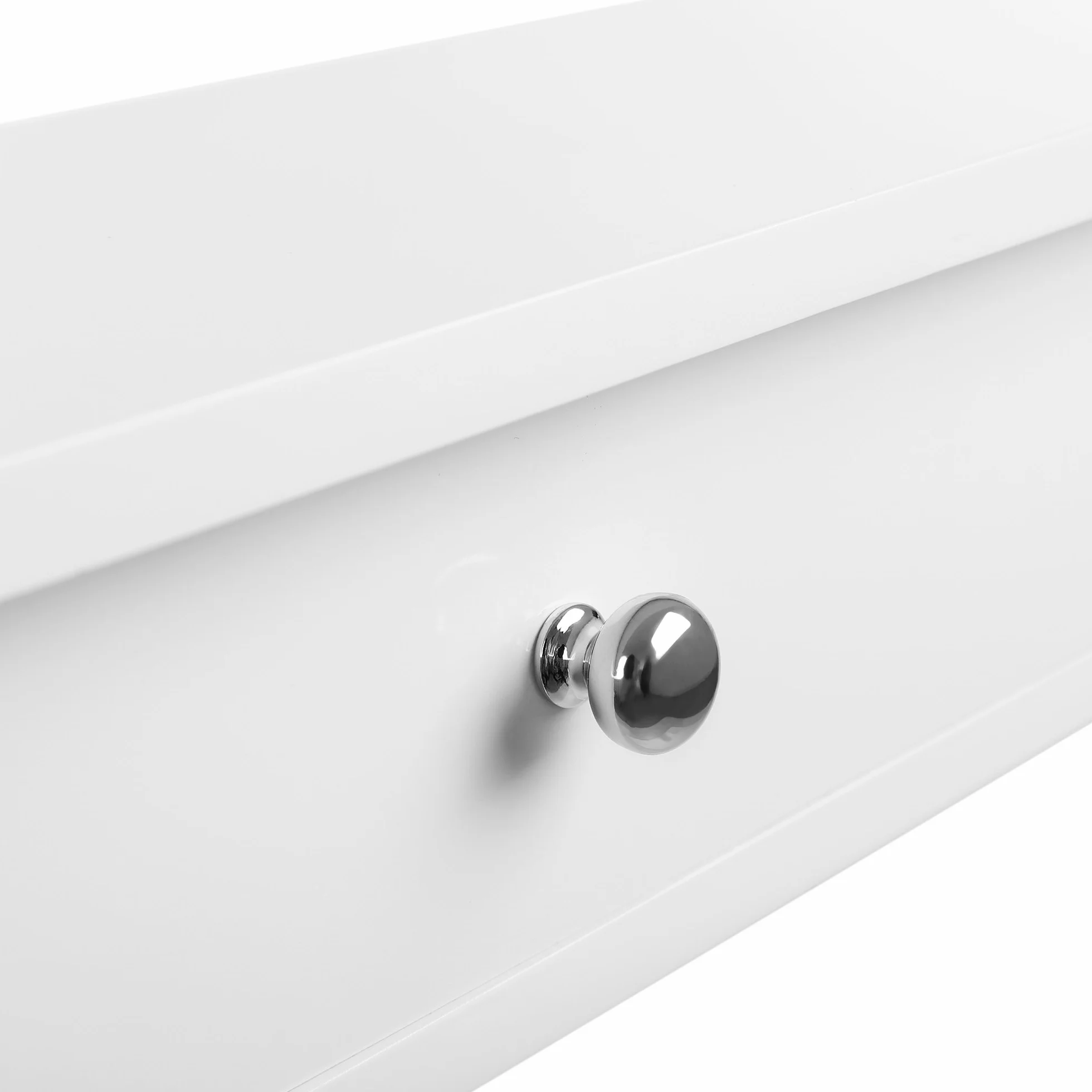 SONGMICS Estante de Pared Flotante con 3 Cajones, 15 kg, 15 x 80 x 10 cm, Blanco LWS085W01