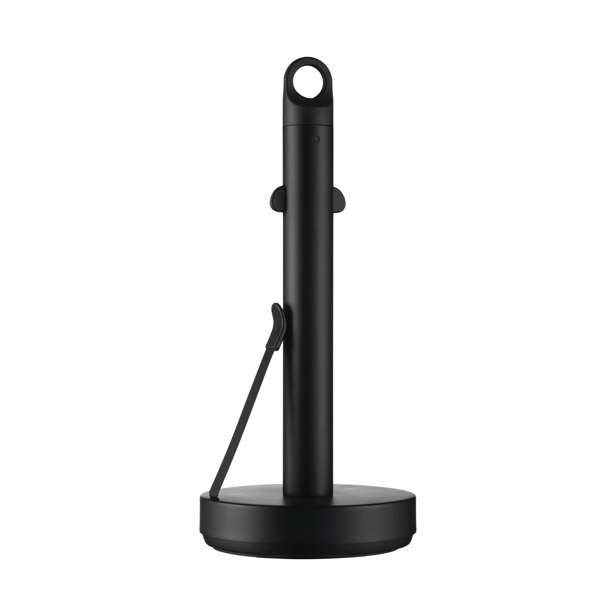 blomus -Loop 64364 - Portarrollos de cocina, tecnología innovadora, práctico ayudante doméstico, color negro