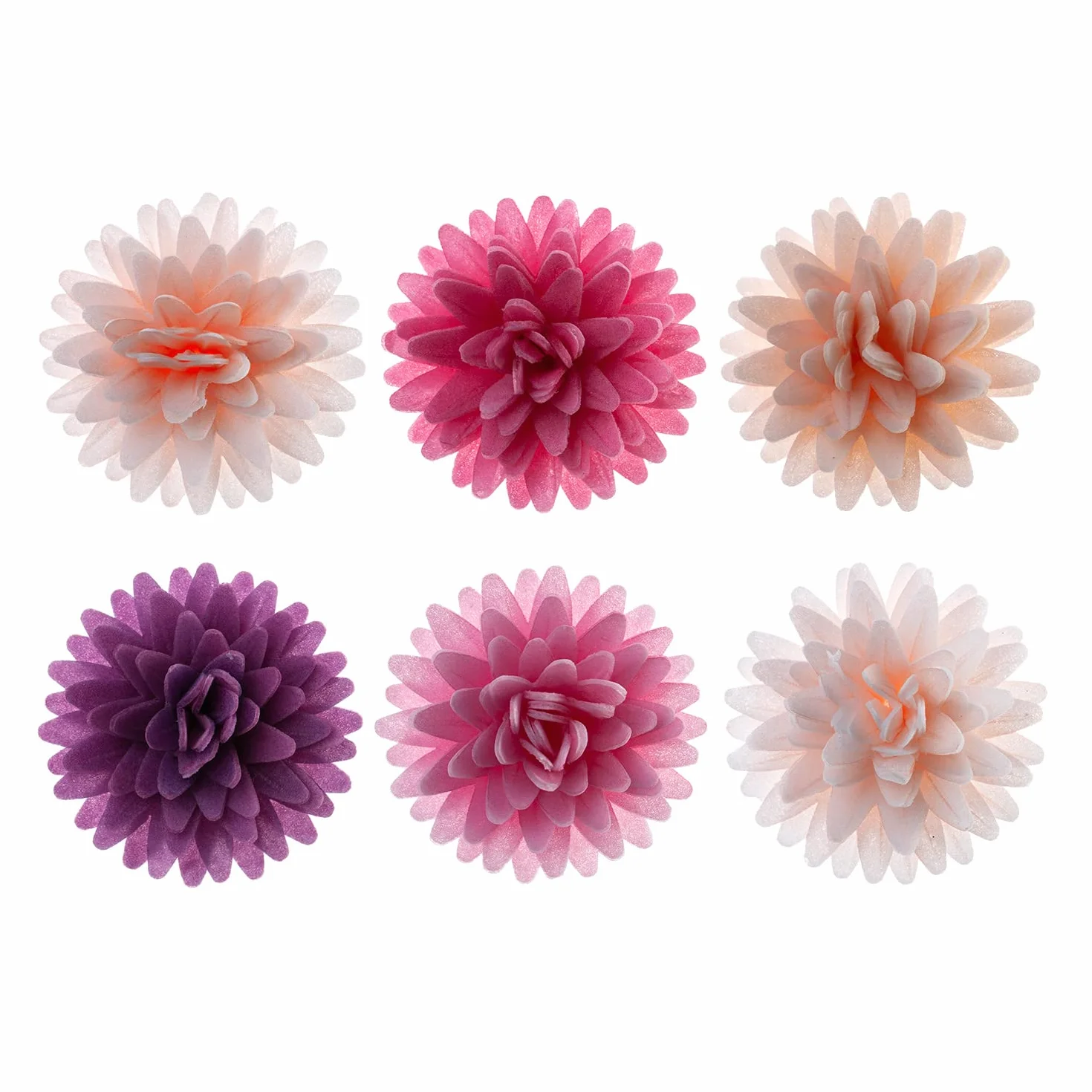 Pompones Comestibles para Tartas - Decoración de Oblea - Colores Surtidos 4,5 cm - Caja de 12