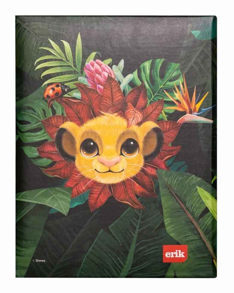 Album fotos Disney El Rey Leon - C fotos 10x15cm con 100 bolsillos - Album de fotos tapa dura 16,5x12,5 cm - Producto con licencia oficial