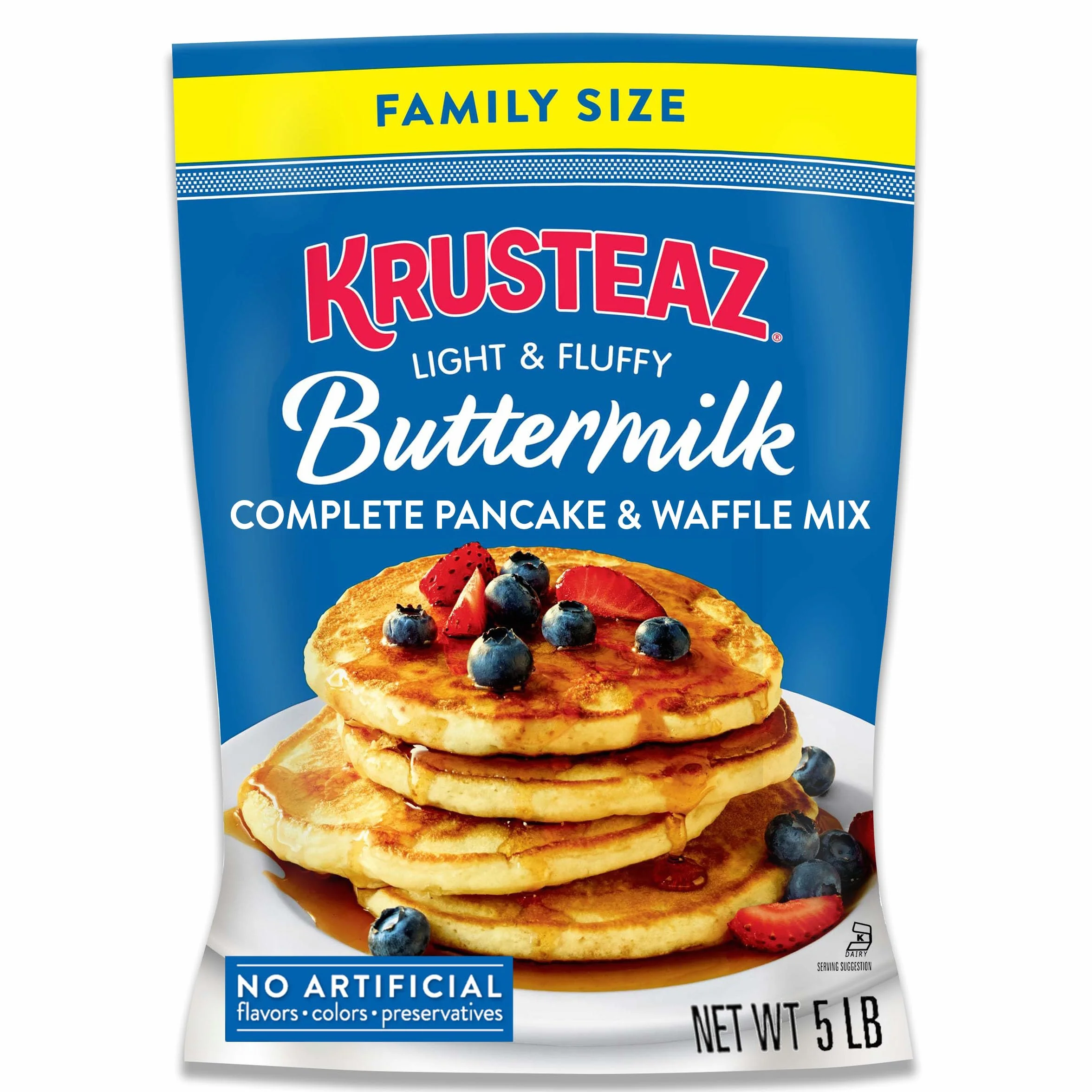 Krusteaz Complete Buttermilk Pancake Mix 5 Lb