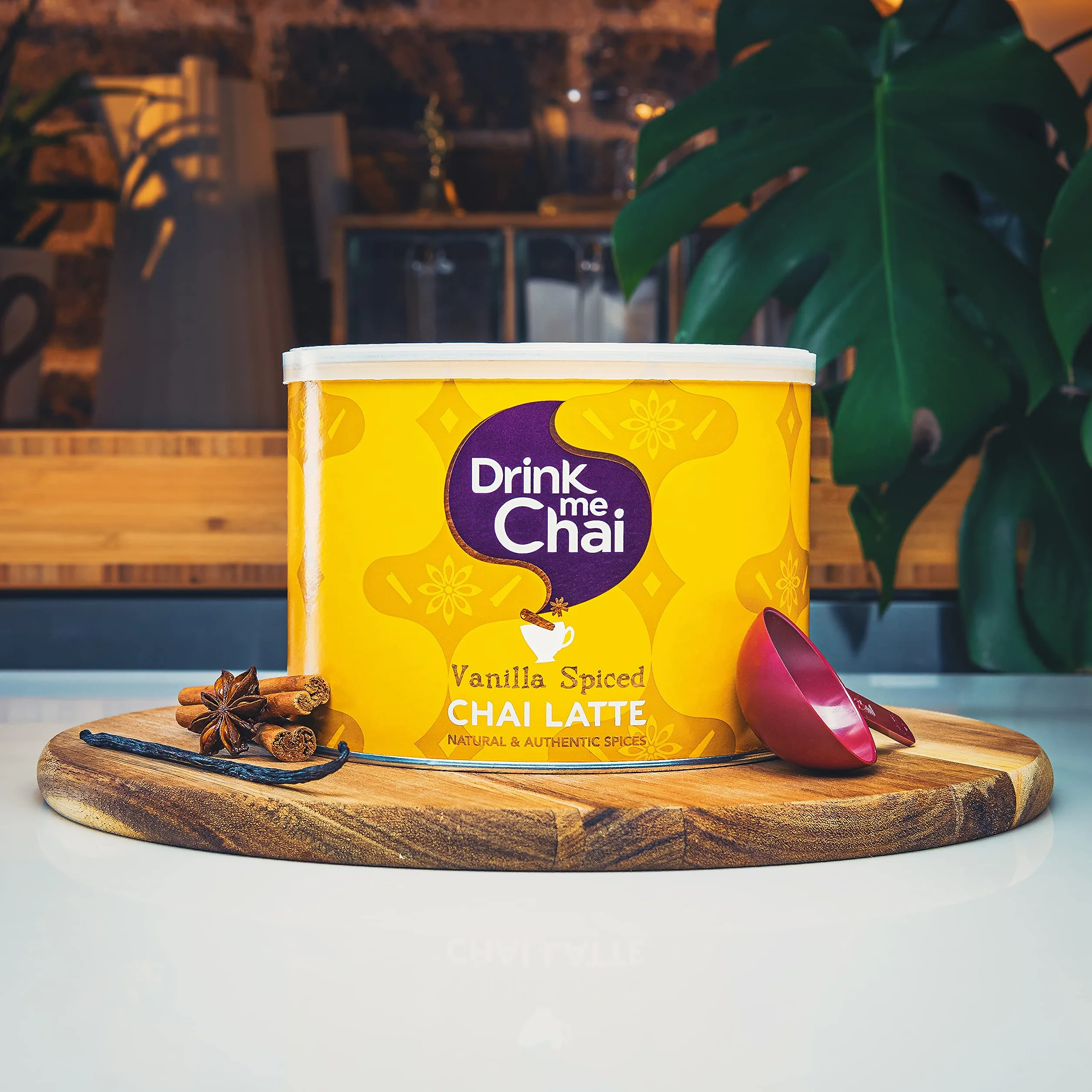 Drink Me Chai Té Chai Latte de Vainilla 1 kg Paquete de 1 50 Porciones
