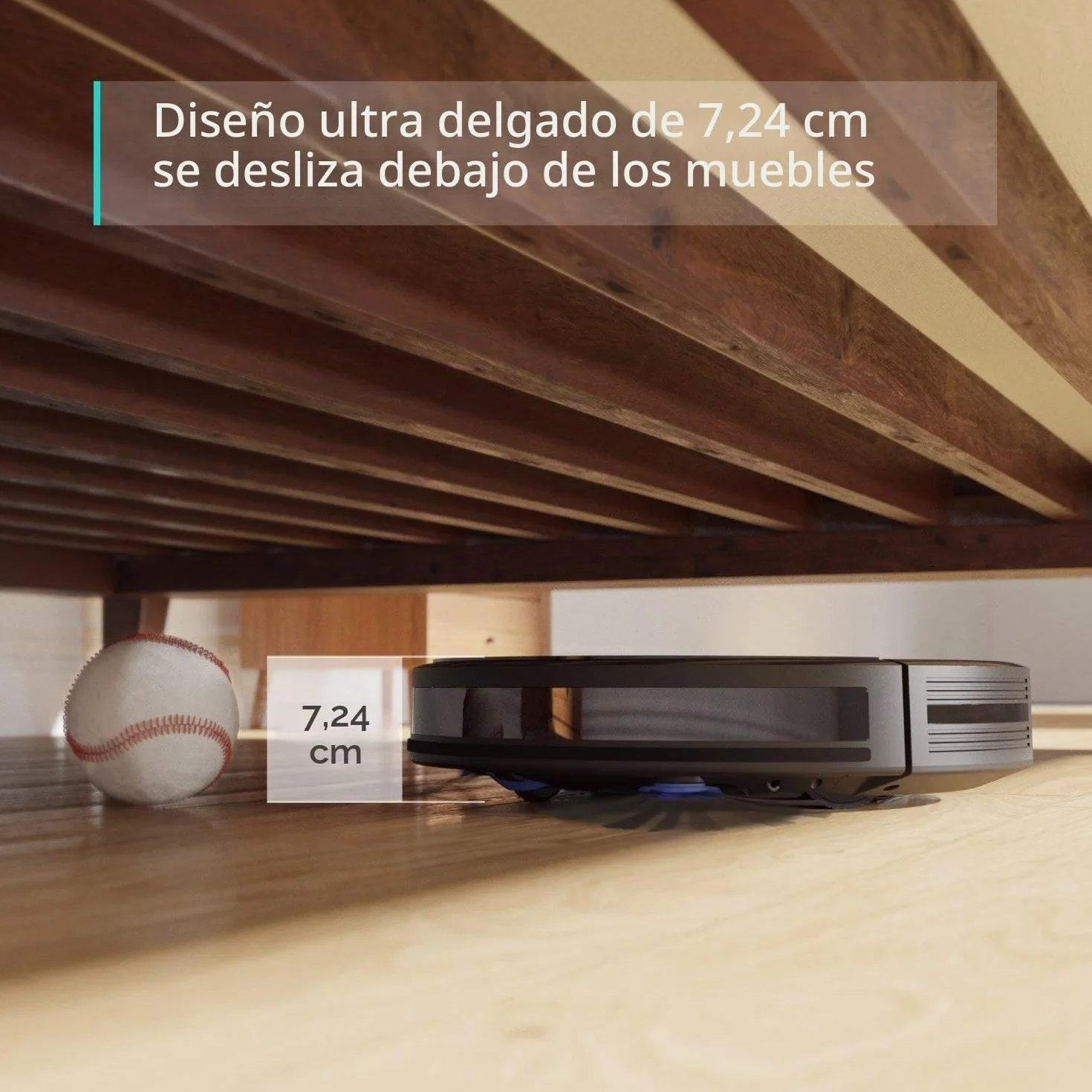 Robot Aspirador eufy RoboVac 11S (Slim) con BoostIQ, superdelgado, Fuerte Fuerza de succión de 1300 Pa, aspiradora robótica autocargable, Ideal para propietarios de Mascotas (reacondicionado)