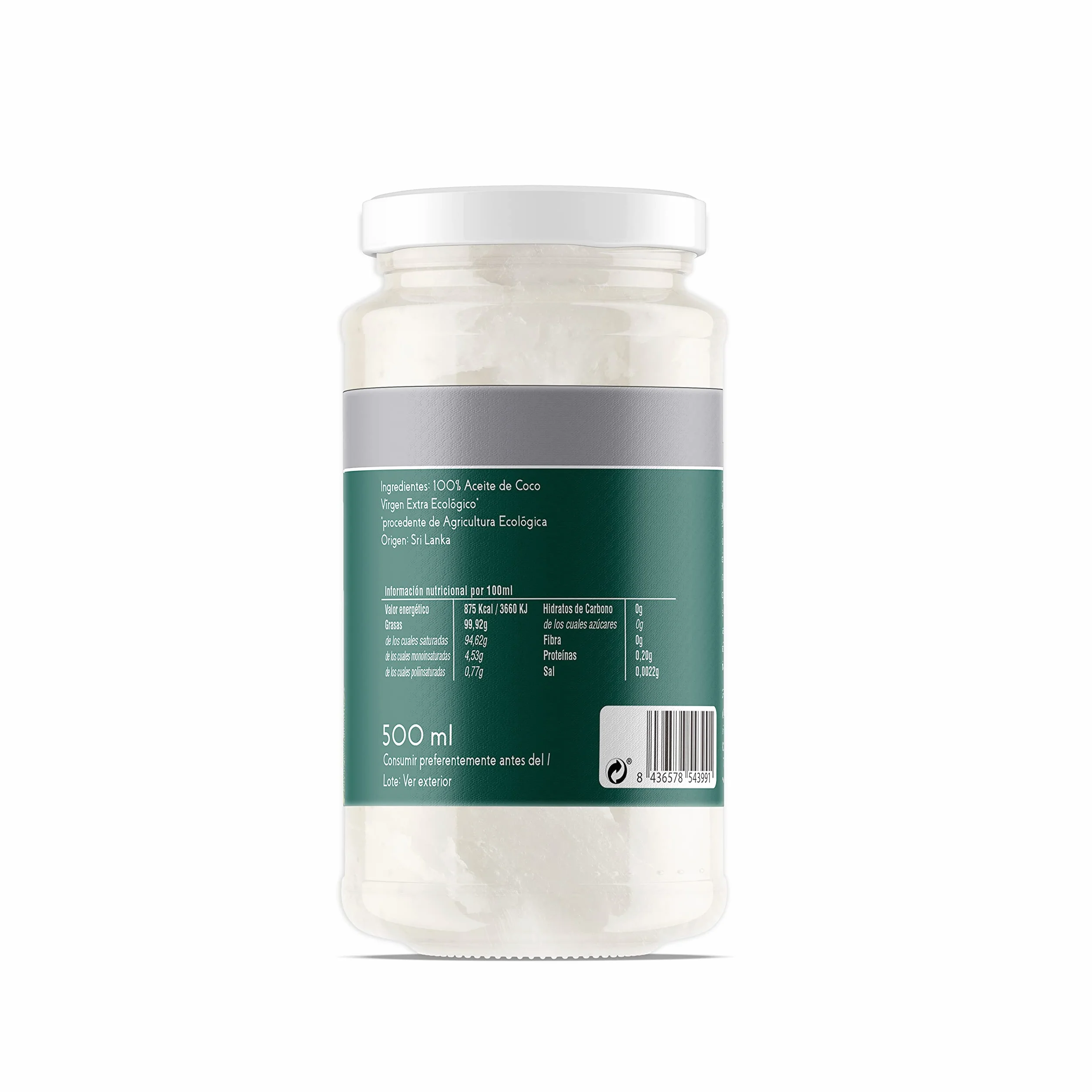 DRASANVI ACEITE DE COCO VIRGEN EXTRA KETO BIO 500ml