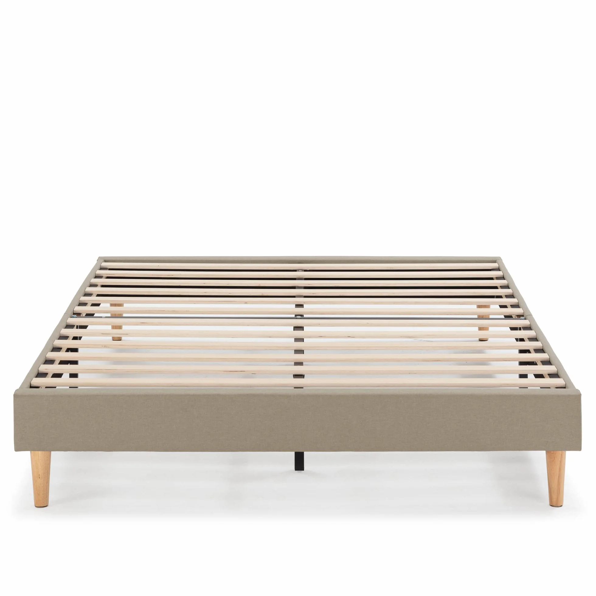 HOMN LIVING Somier Tapizado Aura 160x200 cm Beige 30 cm