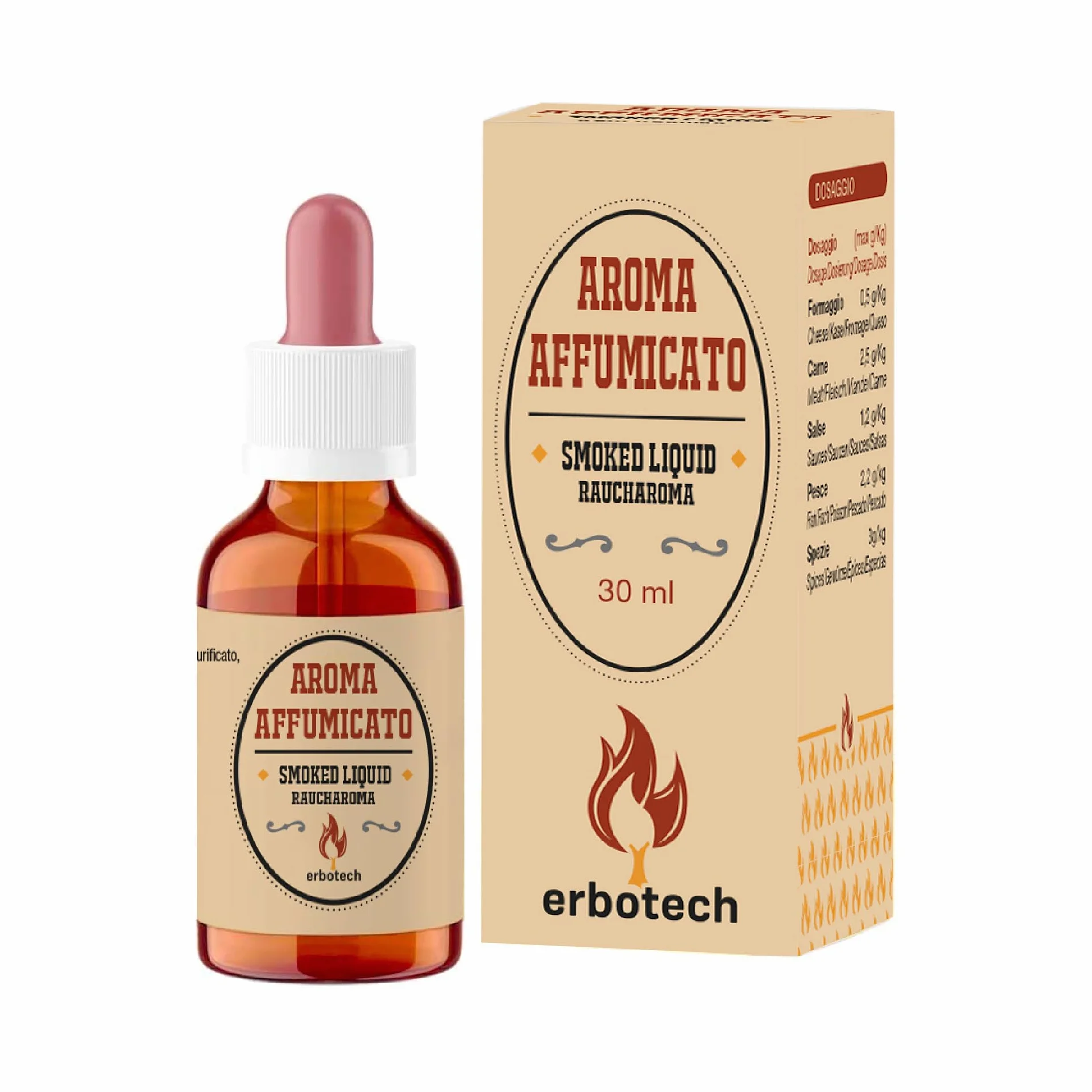 Humo Líquido Aditivo Alimentario Concentrado Ahumado 30 ml