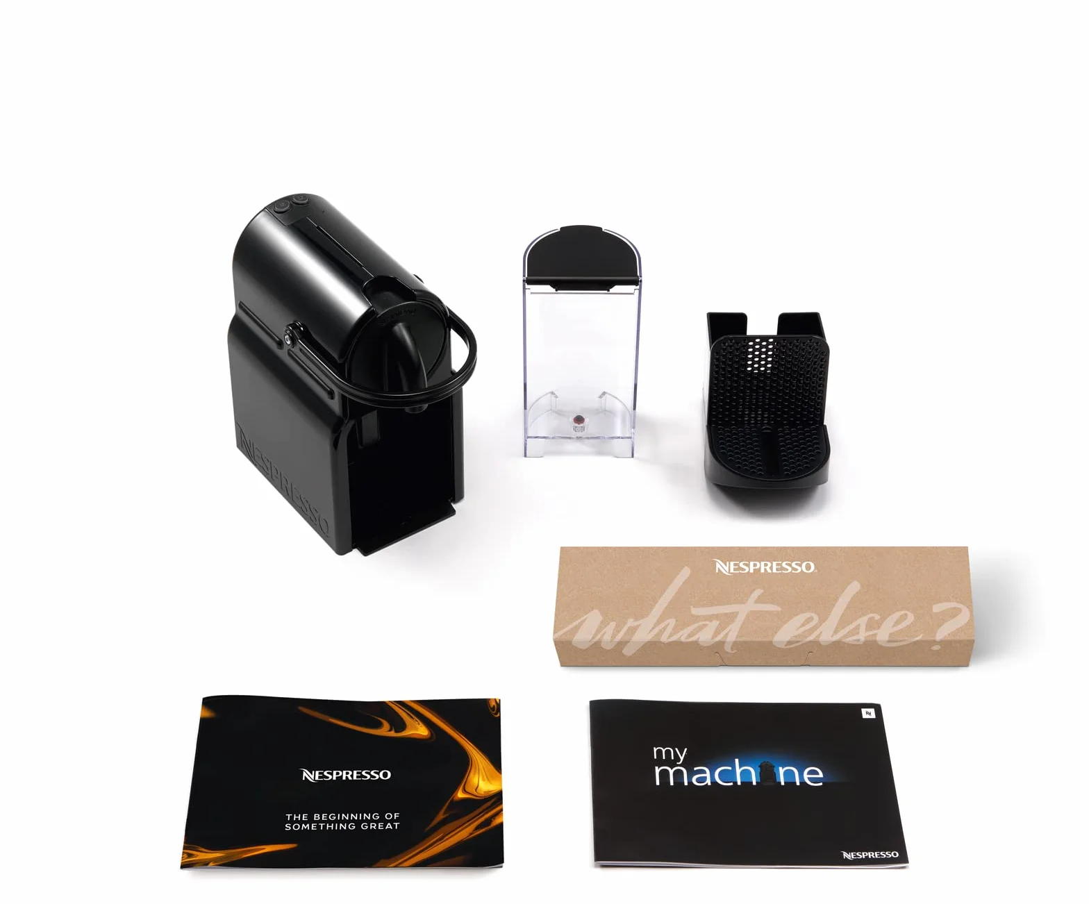 Nespresso De'Longhi Inissia EN80.B Cafetera monodosis 19 bares negro