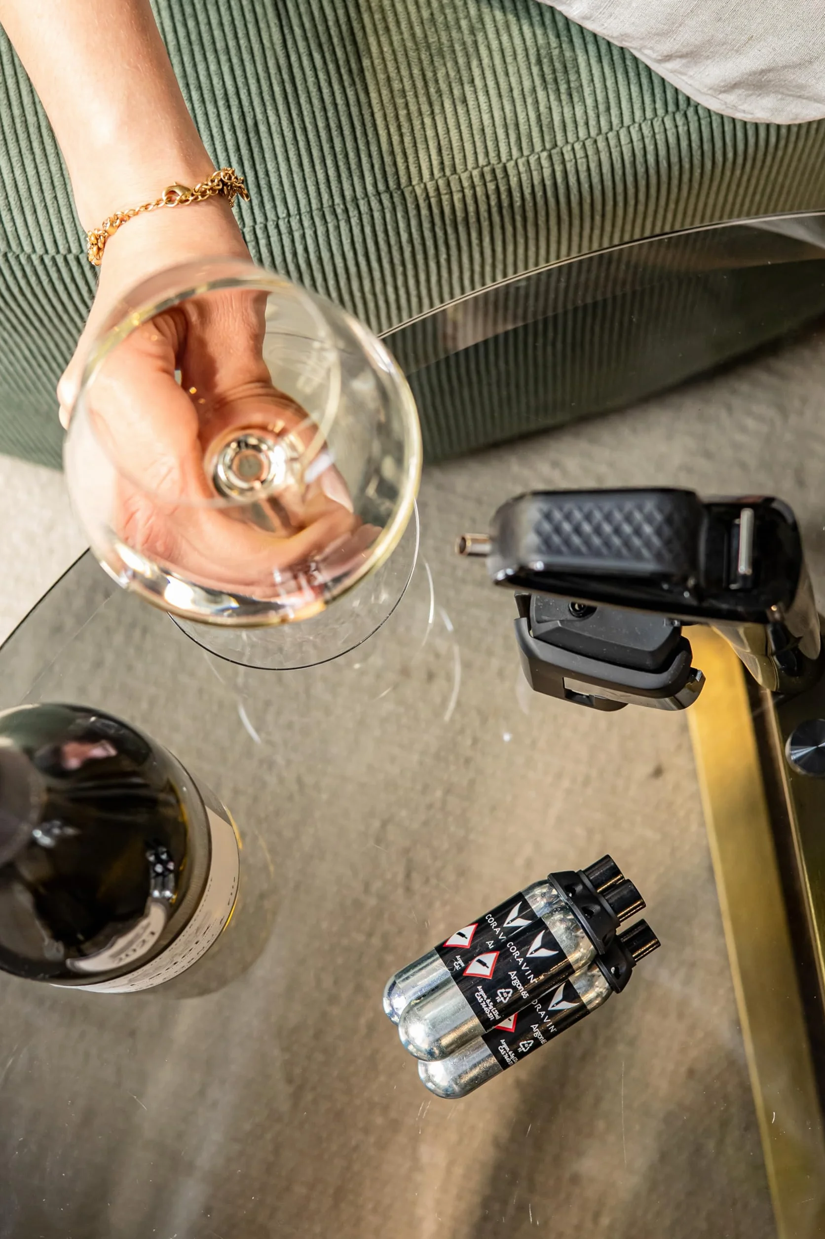 Coravin Cápsulas de argón Puro Paquete de 6 - Cartuchos de Gas para Vino