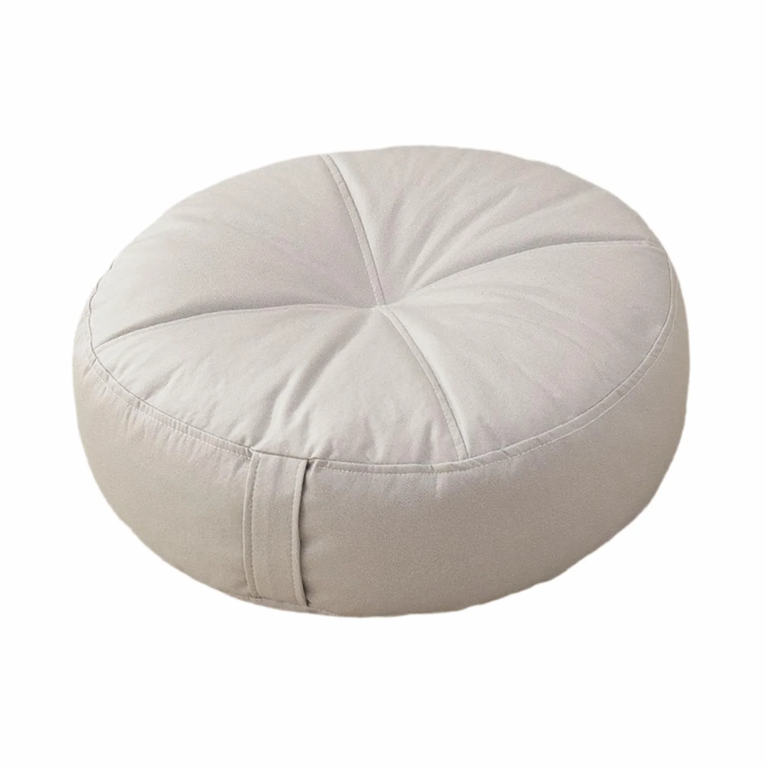 Poduszka do Medytacji Yoga Zafu 40 cm, Szara, Pokrowiec Bawełniany