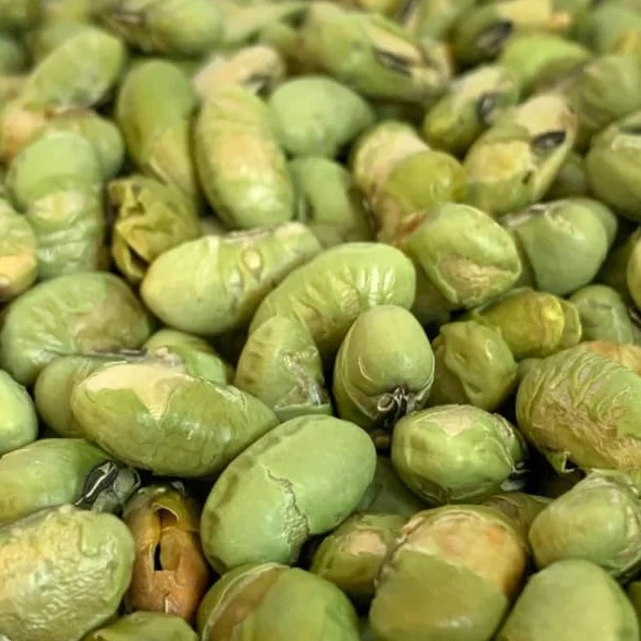 NULTHY Edamame Tostado Sin Sal 1kg, Snack de Soja Alto en Proteína Vegano