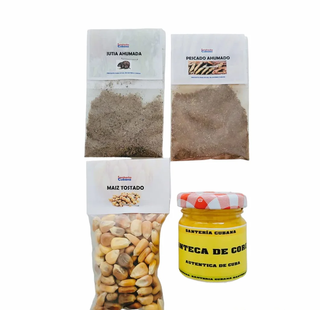 Santeria Pescado Ahumado, Jutia Ahumada, Maiz Tostado, Manteca de Corojo 30 ml