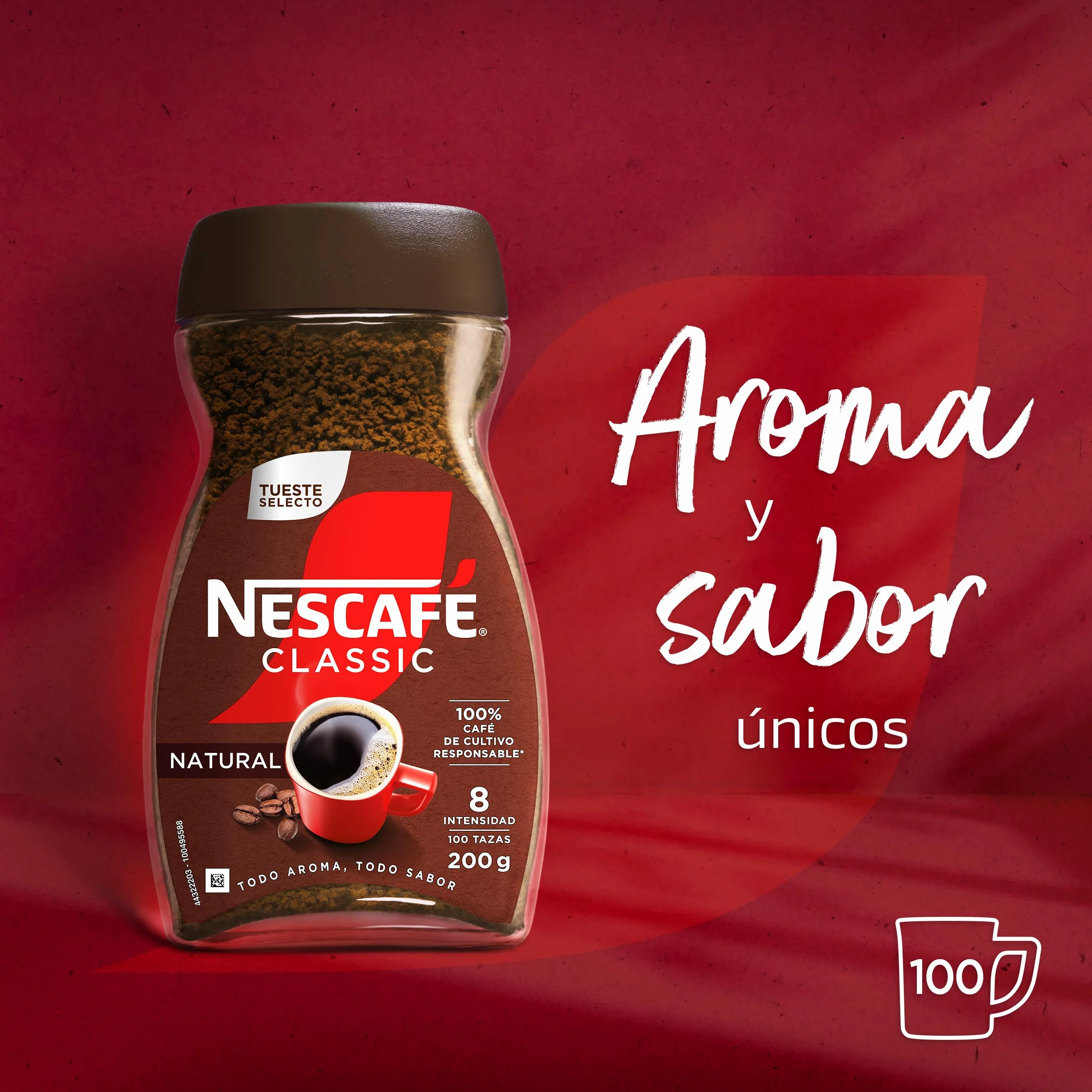 Nescafé Classic Natural Instantáneo 200g