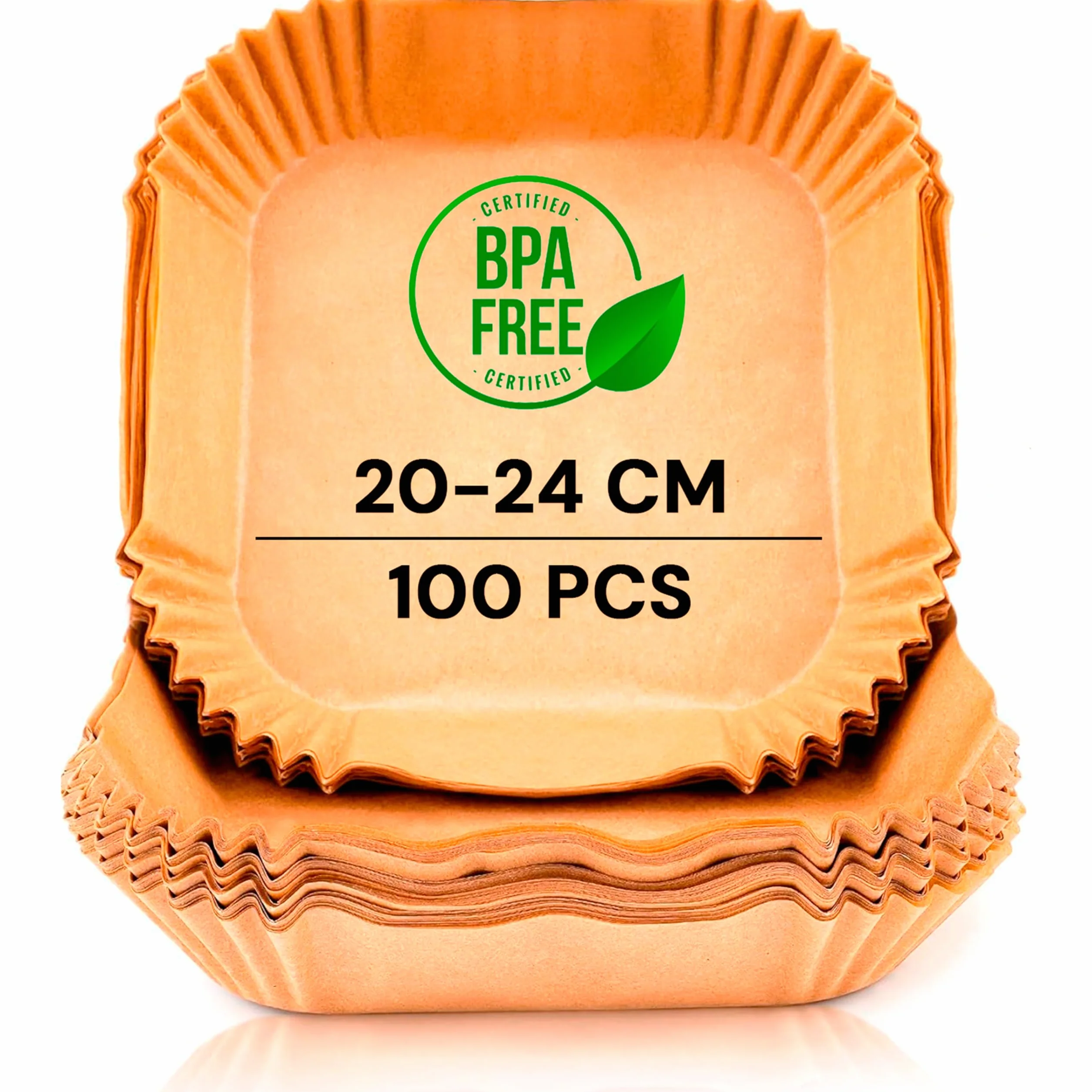 Papel Freidora Aire Desechable 20-24 cm BPA Free Accesorios para Freidora sin Aceite 5-8 litros