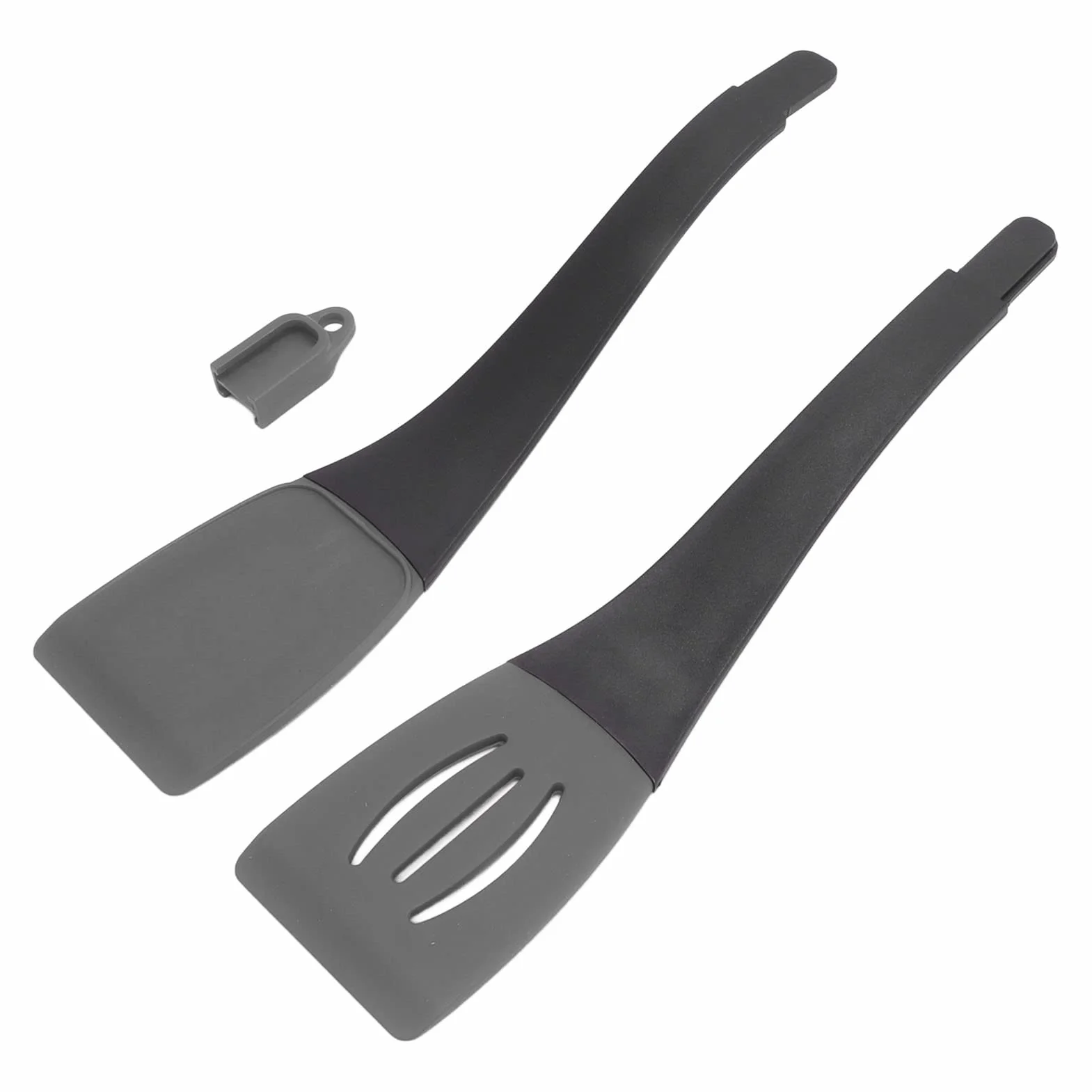Wakects Pinzas de Cocina, Pinzas de Silicona con Bloqueo para Alimentos, Punta Resistente Al Calor 3 en 1, Agarre Antideslizante, de Cocina de 446 °F para el Hogar, Restaurante, Barbacoa, Hornear