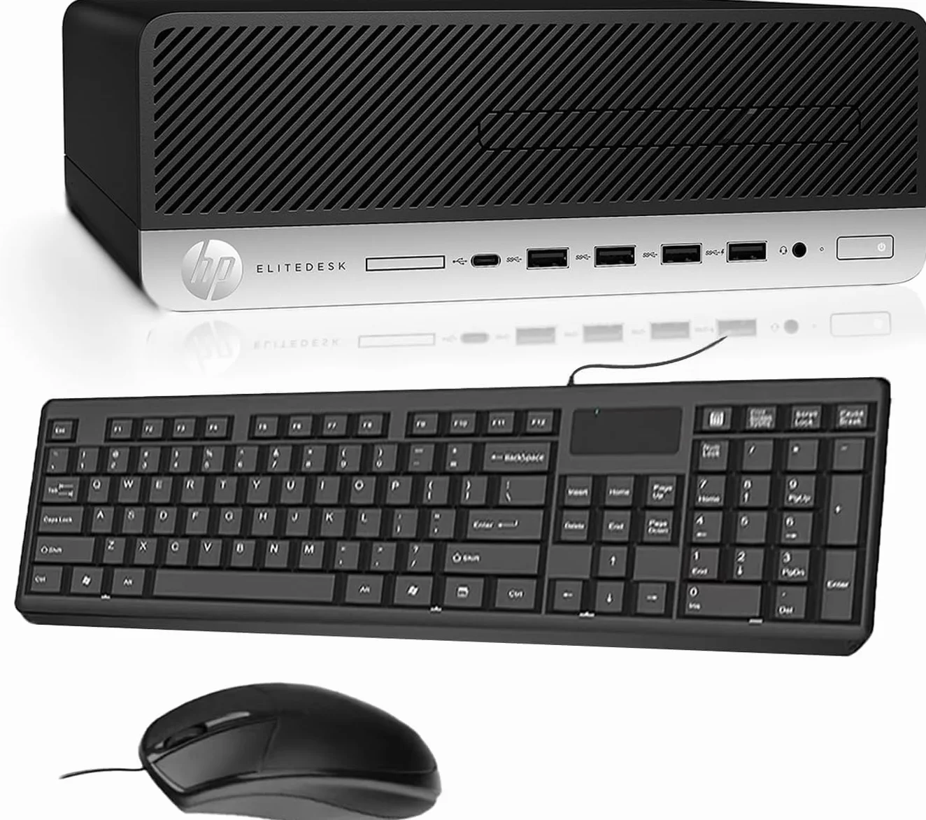 HP EliteDesk 705 G4 PC de Escritorio Pequeño, AMD Ryzen 3 Pro 2200, 8 GB RAM, 256 GB SSD, WiFi, Bluetooth, Windows 11 Pro (recondicionado)