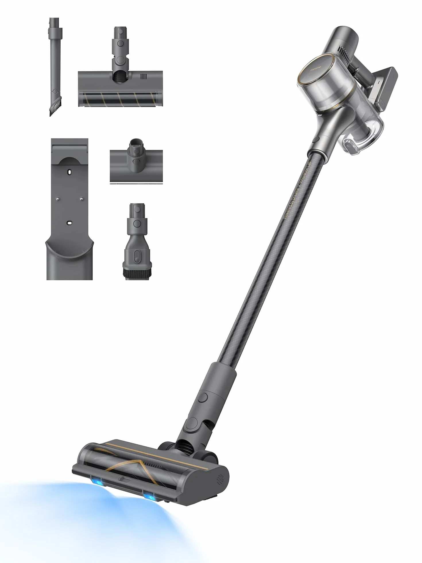 DREAME R20 Aspirador inalámbrico 22000 Pa 190 AW 90 min Pantalla LED Detección de Suciedad Antienredos