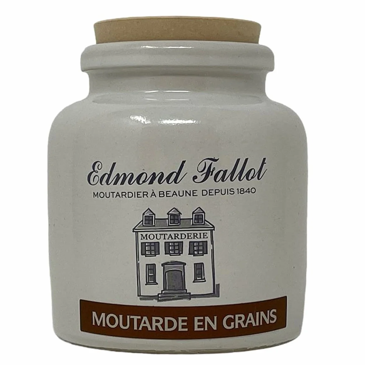 Mostaza al antiguo en grano en pote de gres