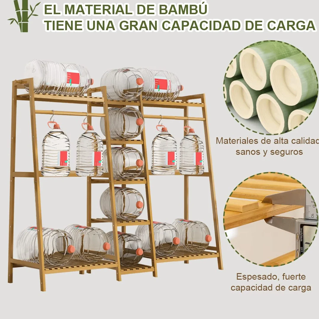 Burro Ropa, Madera, resistente, perchero Multifuncional,40 * 130 * 140cm