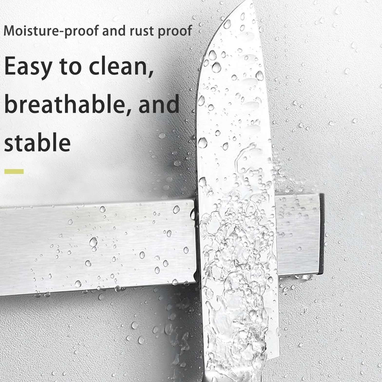 Diompirux 30cm acero inoxidable Soporte iman cuchillos cocina, montaje en pared sin taladro con banda adhesiva, Iman cuchillos pared para cuchillos cocina,espátulas,tijeras, Potente Imán Cuchillos