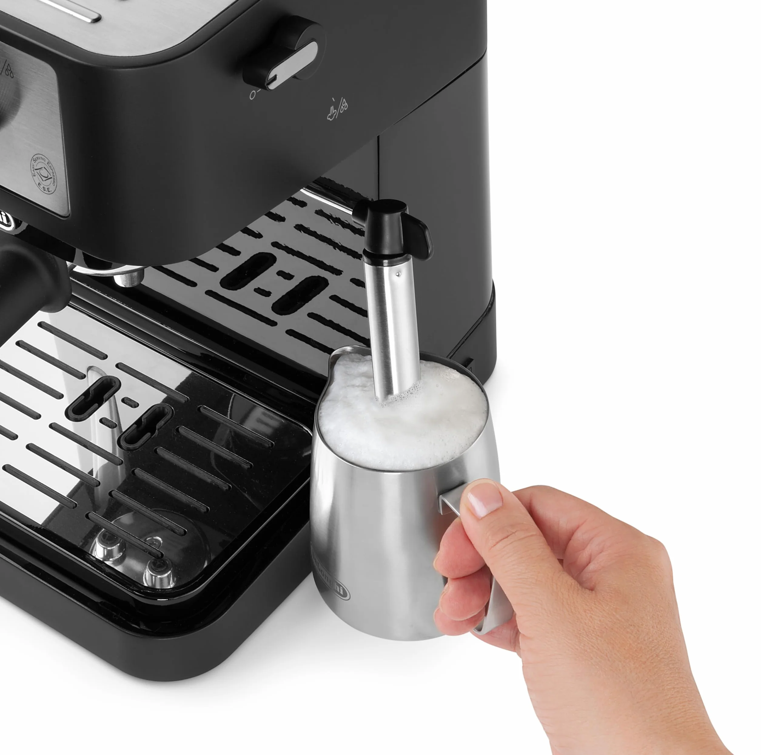 De'Longhi Stilosa Premium EC260.BK Cafetera de bomba 15 bares 1100 W 1L Negro Plata