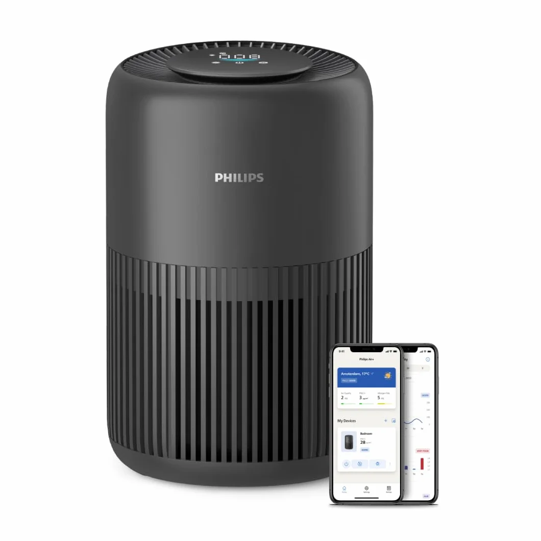 Philips Serie 900 Purificador de aire HEPA NanoProtect Filtro carbón activo CADR 250m³/h 65m² AC0951/13