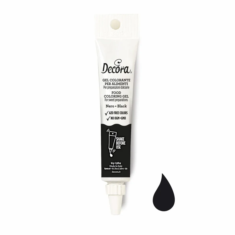 Decora Gel Colorante Negro 14 G
