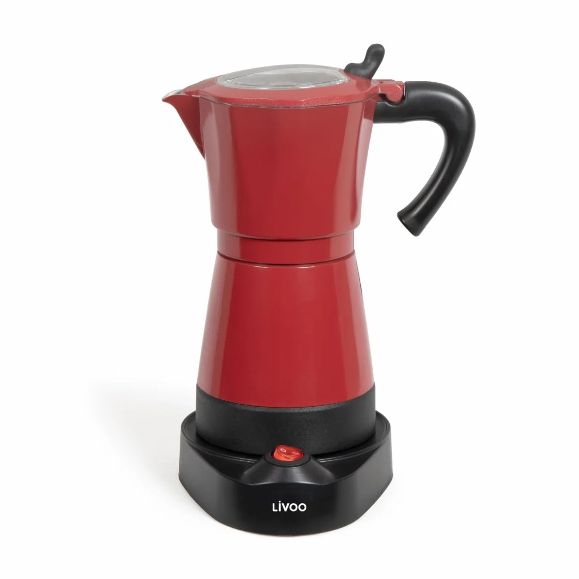 Livoo DOD117A Cafetera italiana eléctrica 300 ml 6 tazas 480 W aluminio