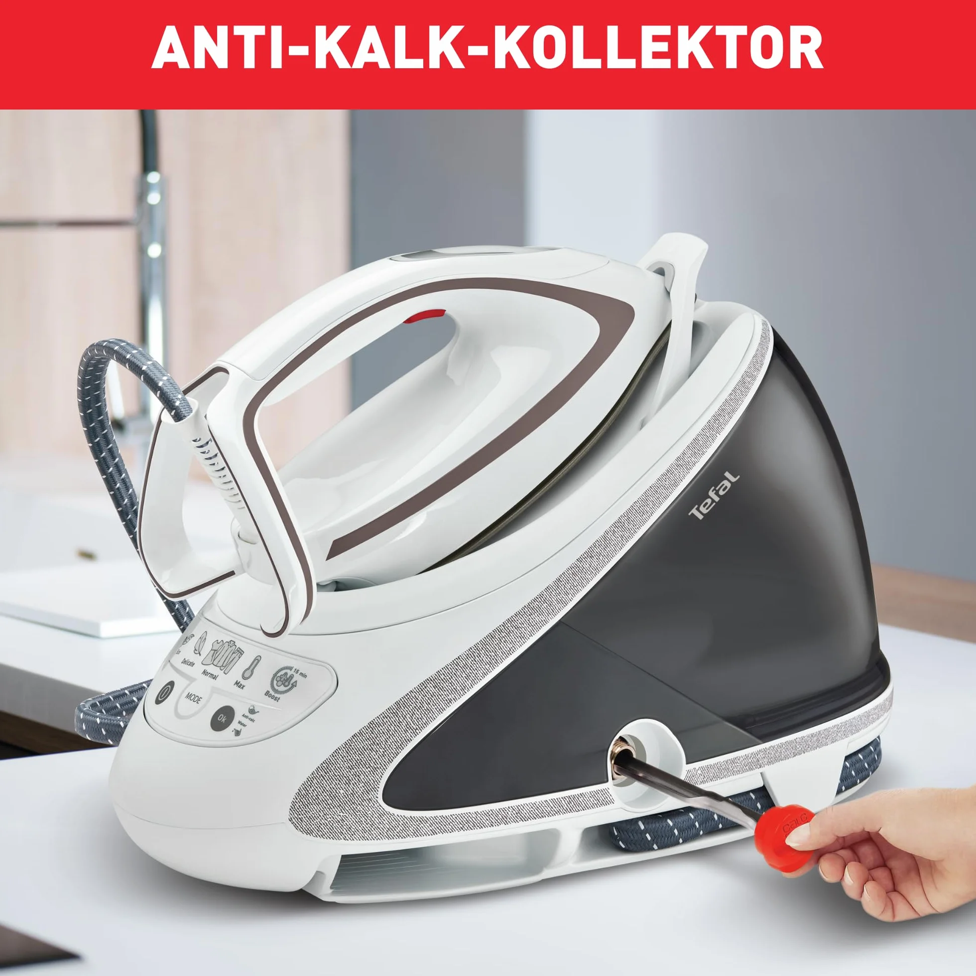 Tefal Iron Station (GV9567) Pro Express Ultimate white grey