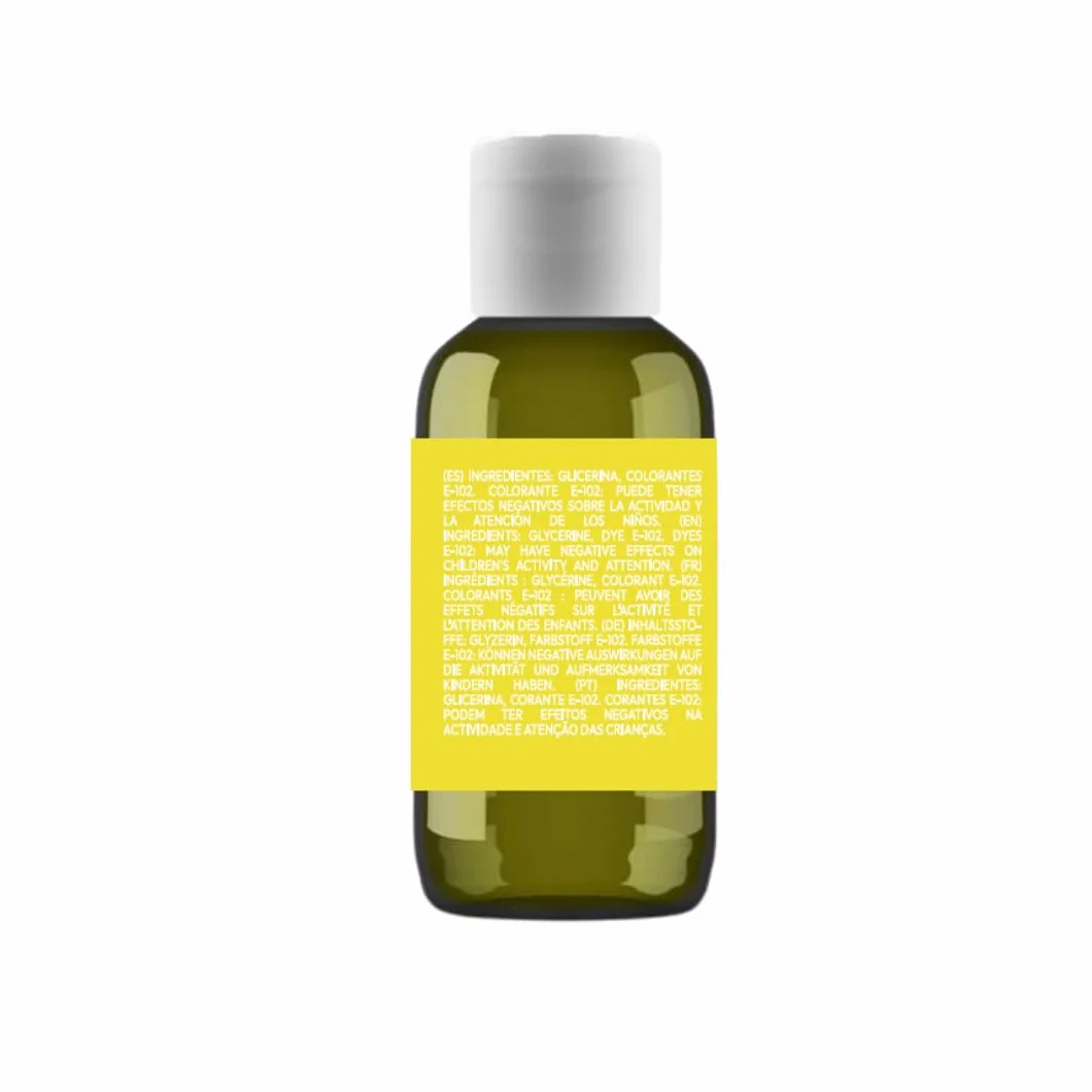 Azucren AZUCOLOR Colorante Alimentario en Gel 50 Gr Amarillo Limón