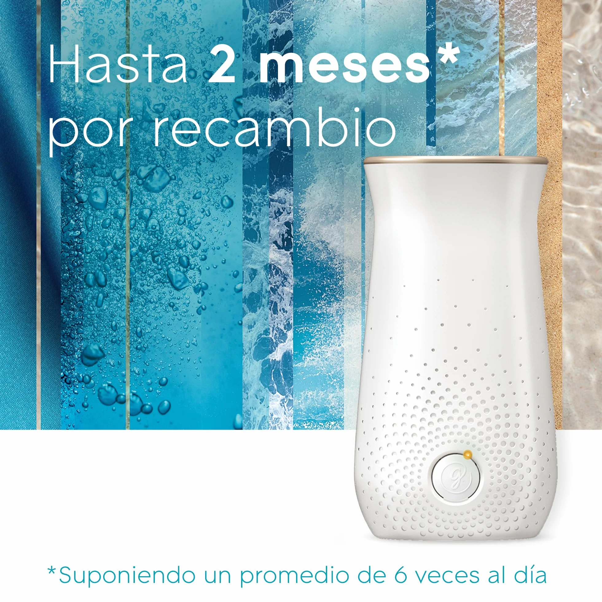 Glade Ambientador Autómatico Sense & Spray Relaxing Zen, Sensor de Movimiento, 120 Días, Aceites Esenciales, Pack 2 Recambios