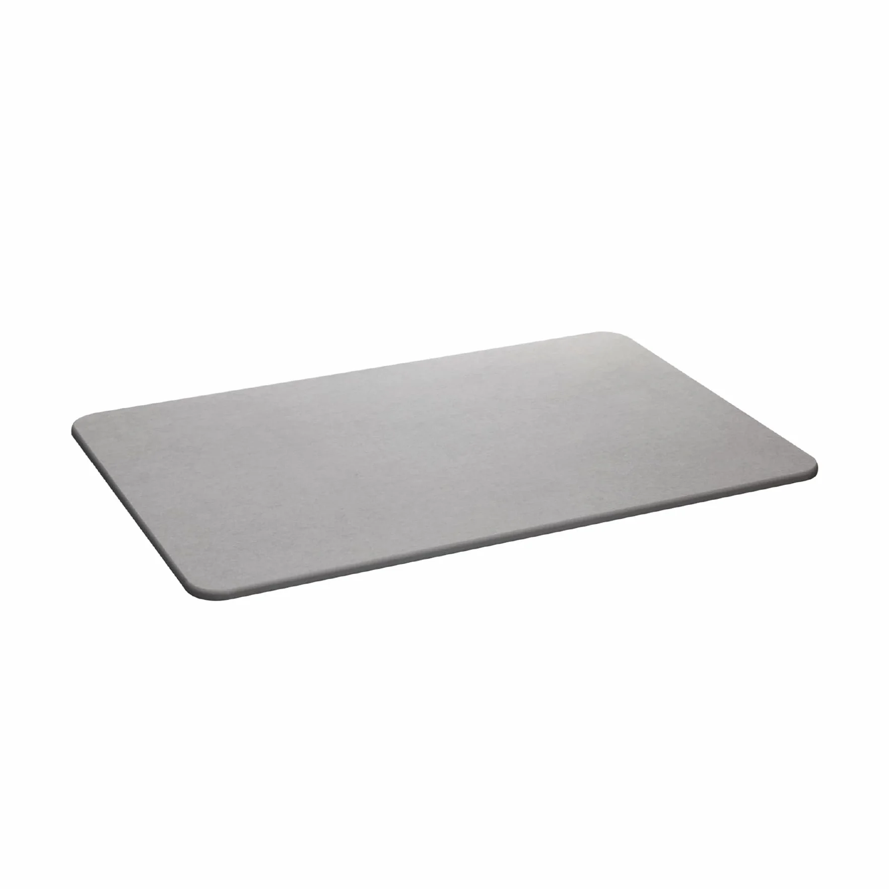 LYOR - Alfombrilla de Piedra de diatomita para baño, Color Gris, 23.6 x 15.4 Pulgadas