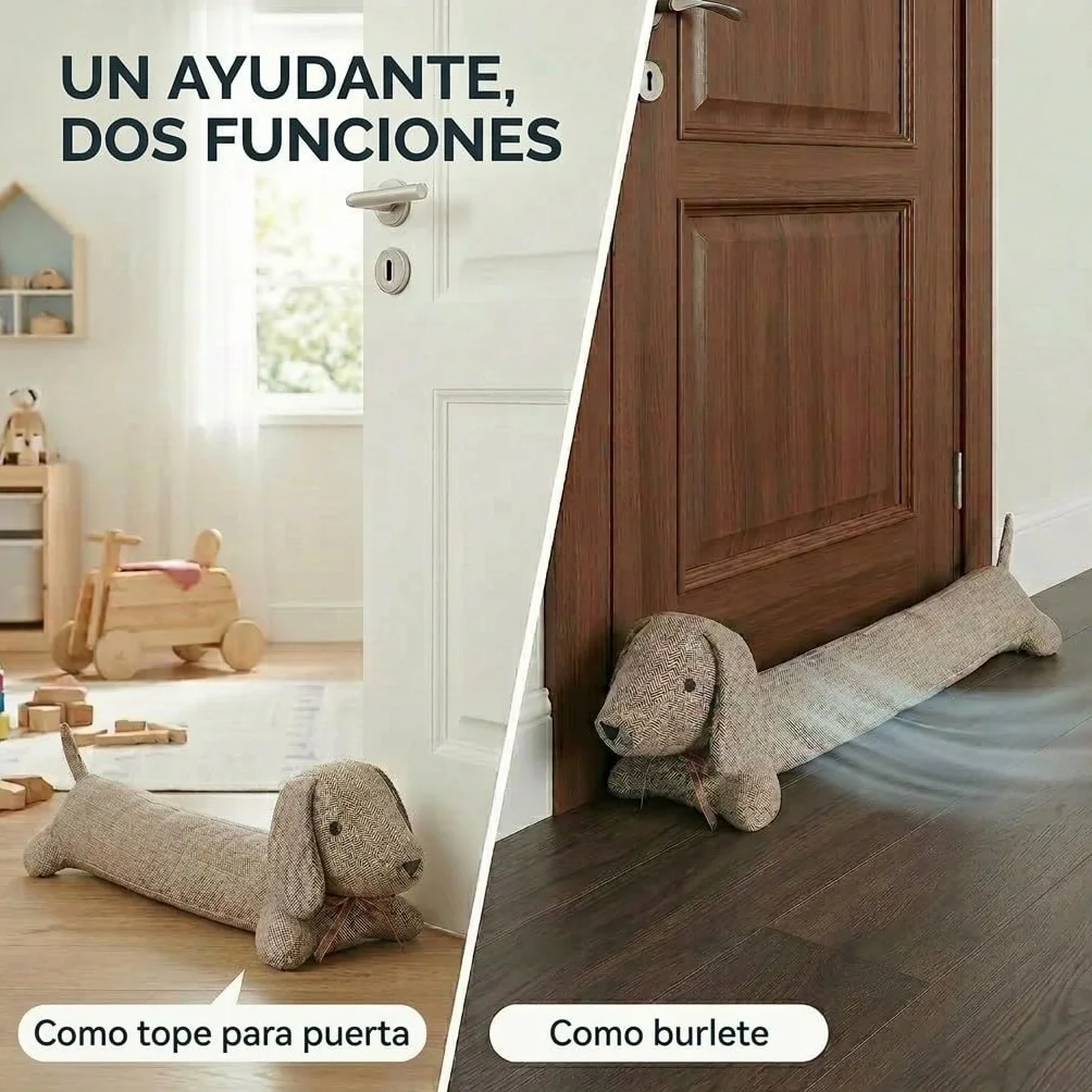 Tapa de Tiro de Perro Salchicha Rollo XXL - Sello de la Puerta de Tiro 91cm