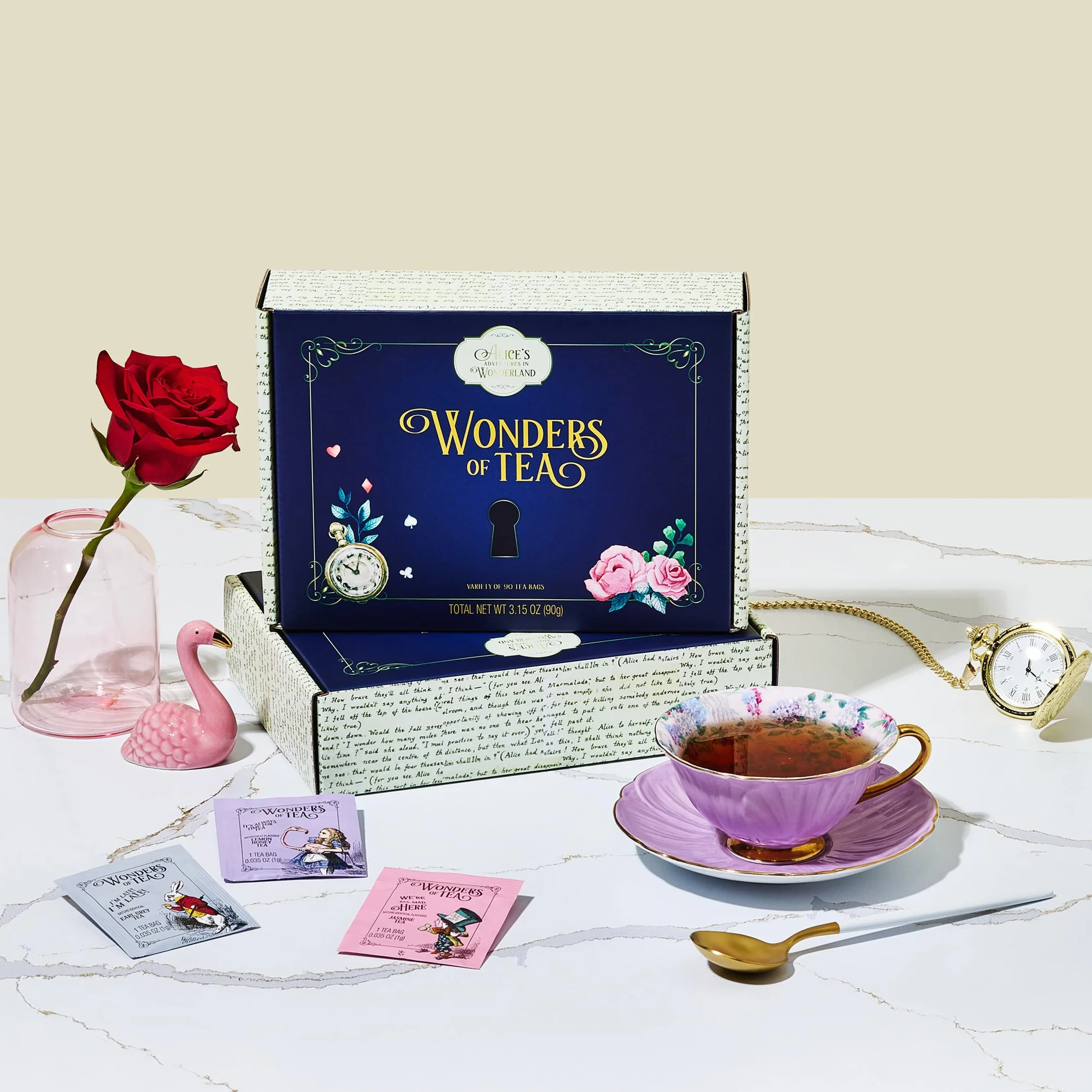 Aventuras de Alicia en el País de las Maravillas set regalo Wonder of Tea 6 sabores 90 bolsitas