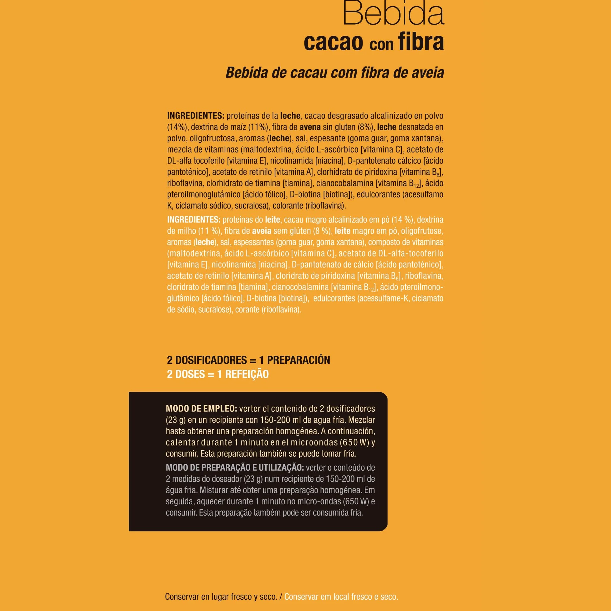 Siken Diet Bebida de Cacao con Fibra de Avena y Trigo 400 g