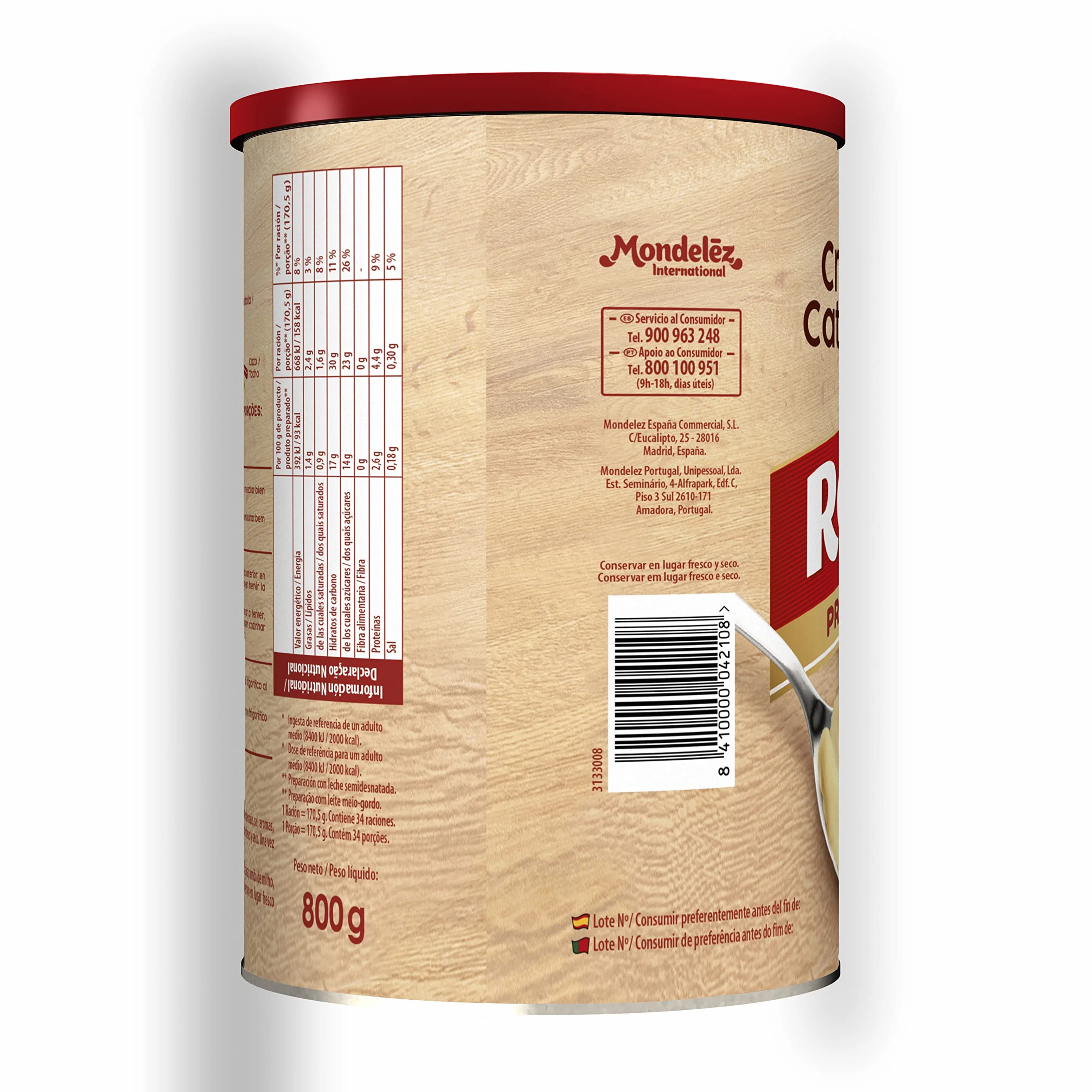 Royal Professional Crema Catalana Preparado en Polvo 800 g