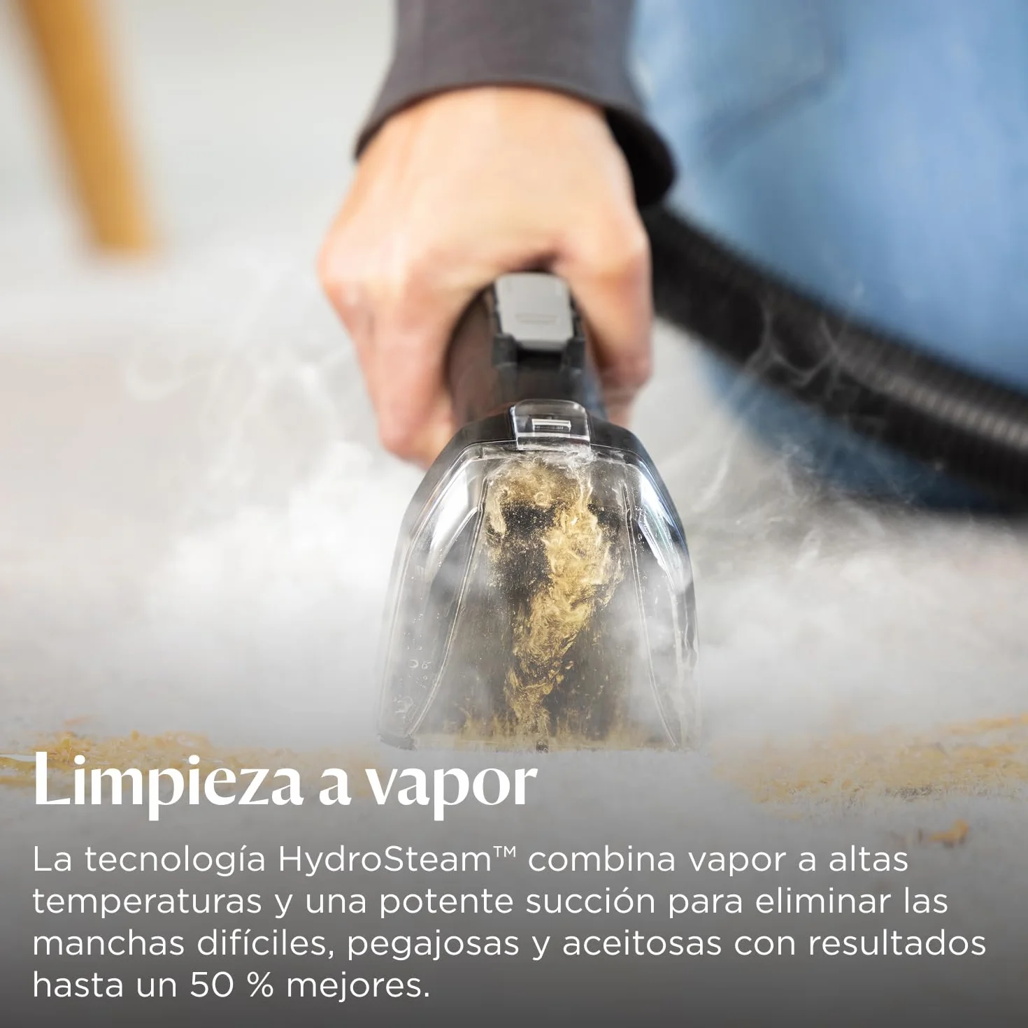 BISSELL SpotClean HydroSteam Aspiradora de Agua Tapicería 1000W 3689N