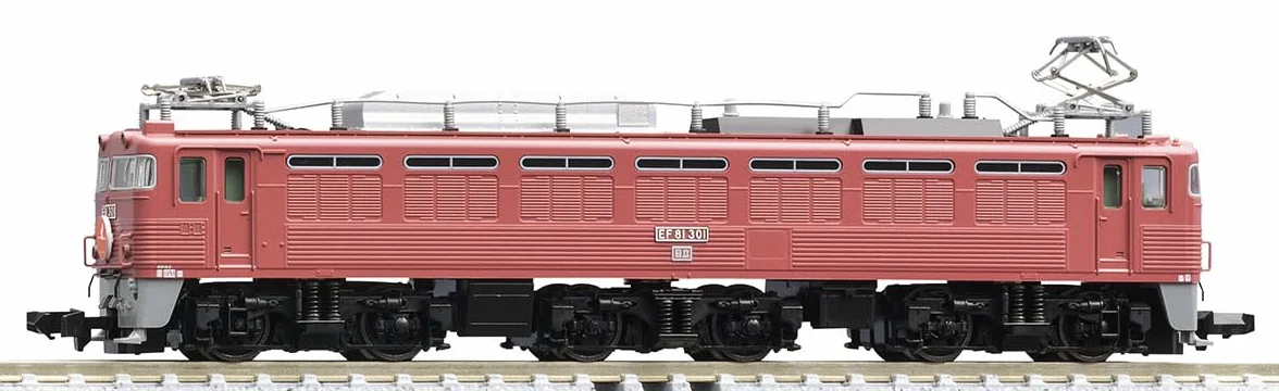 トミーテック(TOMYTEC) TOMIX - Locomotora eléctrica Modelo de ferrocarril Nacional de Calibre N EF81 300, Color Rosa Tabata Locomotora 7177