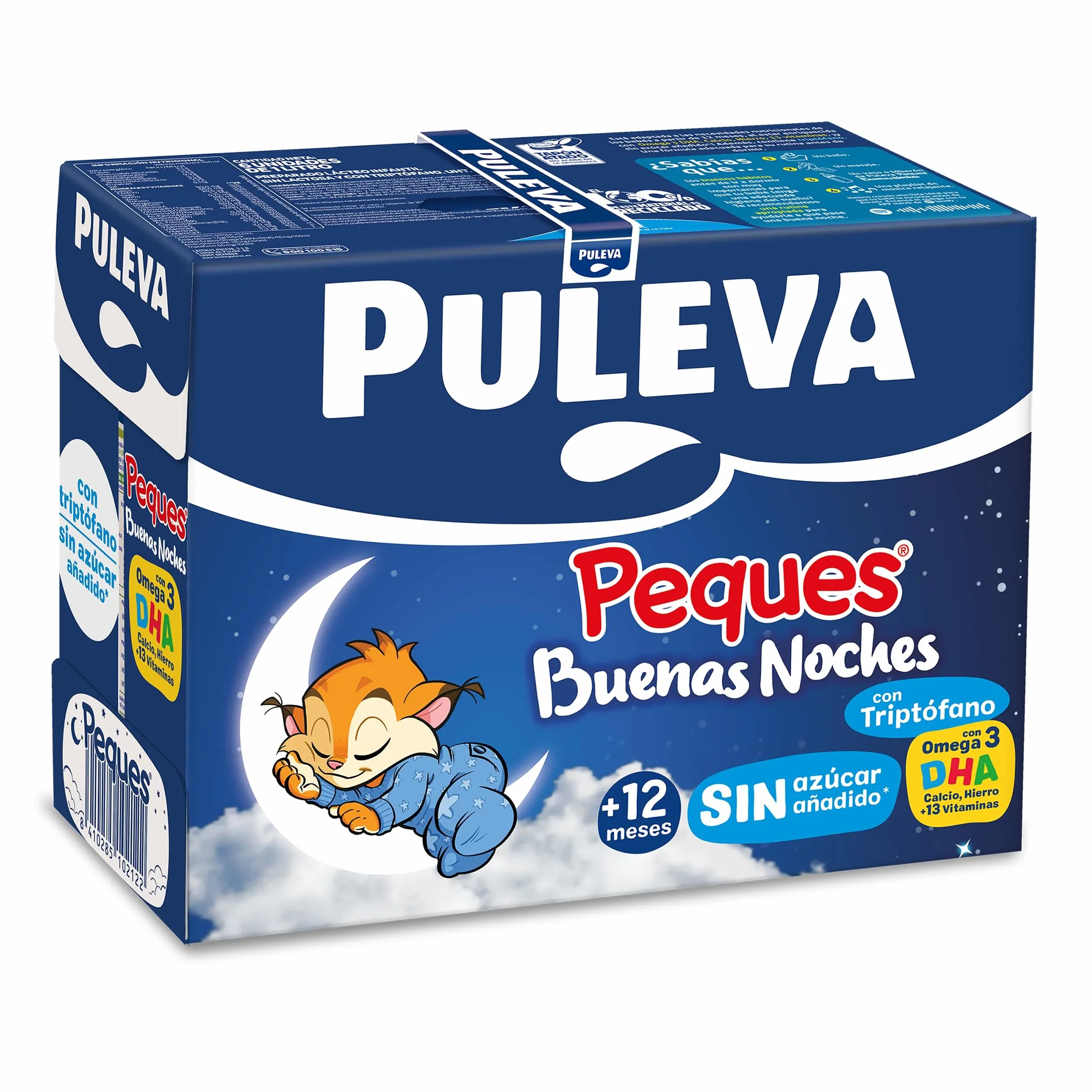 Puleva Peques 3 Buenas Noches +12 Meses Pack 6 x 1l
