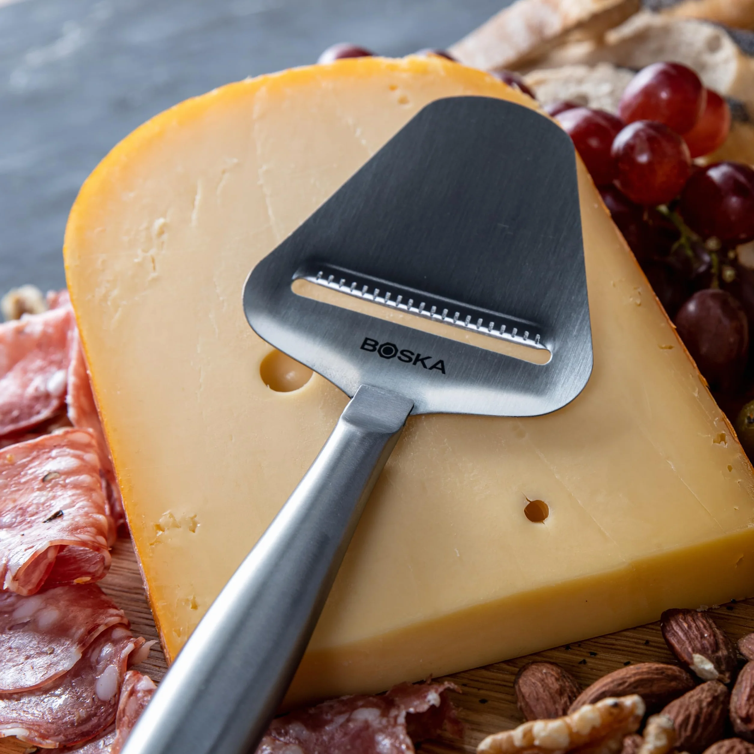 Boska Cortador de queso Copenhagen - Para quesos, cítricos y verduras duras - 220x74x20 mm